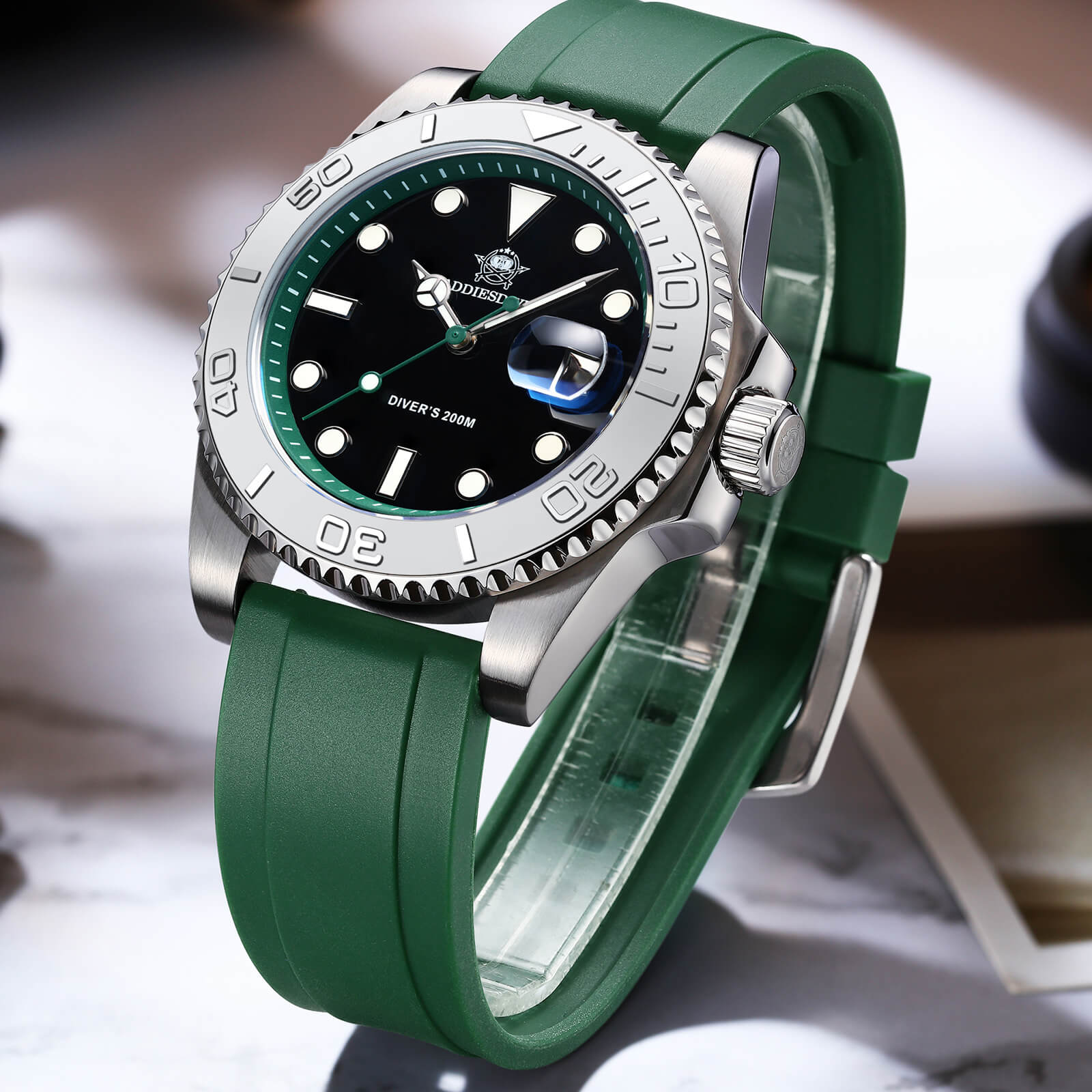 ADDIESDIVE 41mm Sports Quartz Watch Waterproof 200M (AD2040) - Image 30