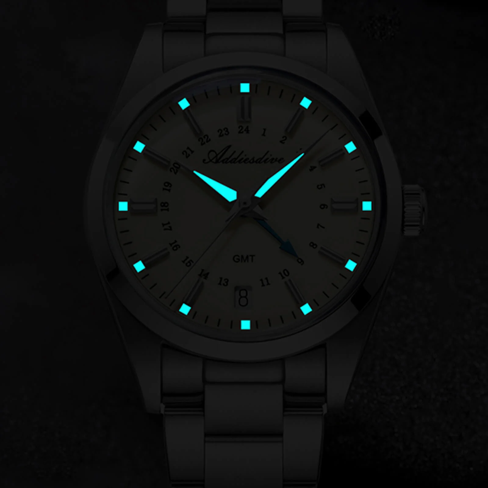 🔥Anniversary Sale🔥ADDIESDIVE Elegance Collection GMT Quartz Watch AD2065 - Image 12
