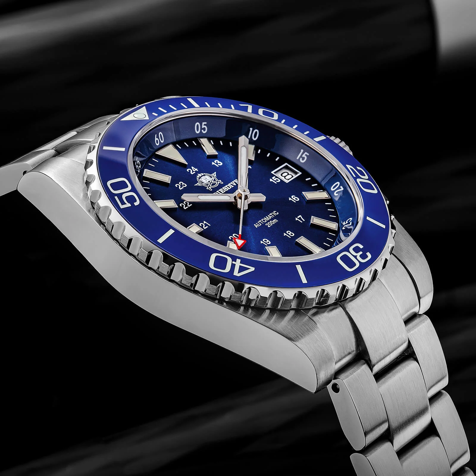 ADDIESDIVE Retro Baton Hand Sub 8215 Dive Watch AD2504 - Image 15