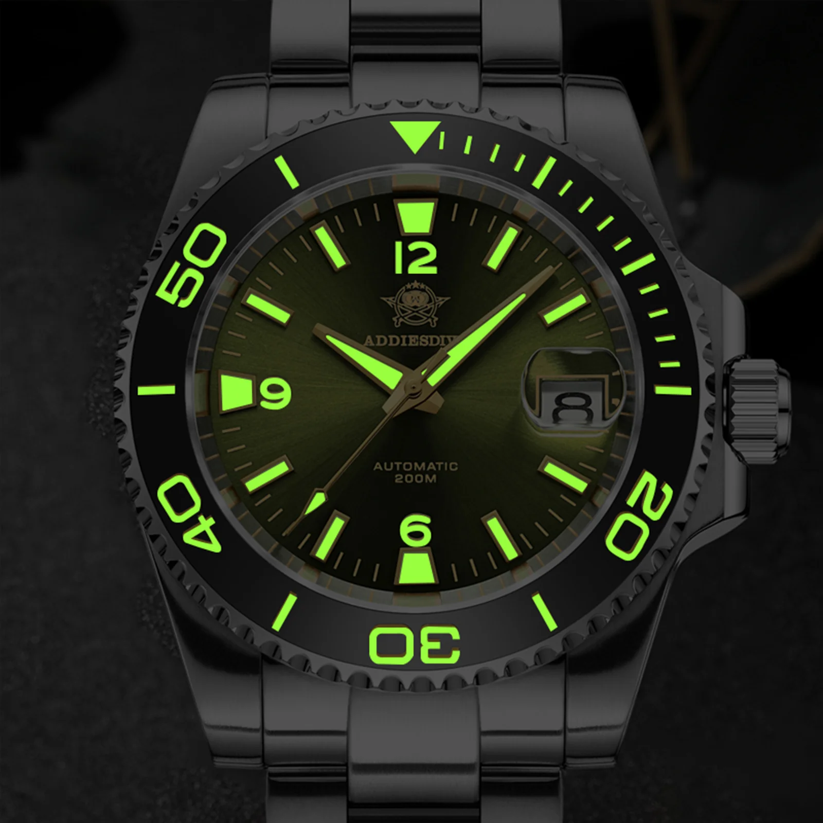 🔥Anniversary Sale🔥ADDIESDIVE Retro NH35/8215 Sub Dive Watch AD2085 - Image 10