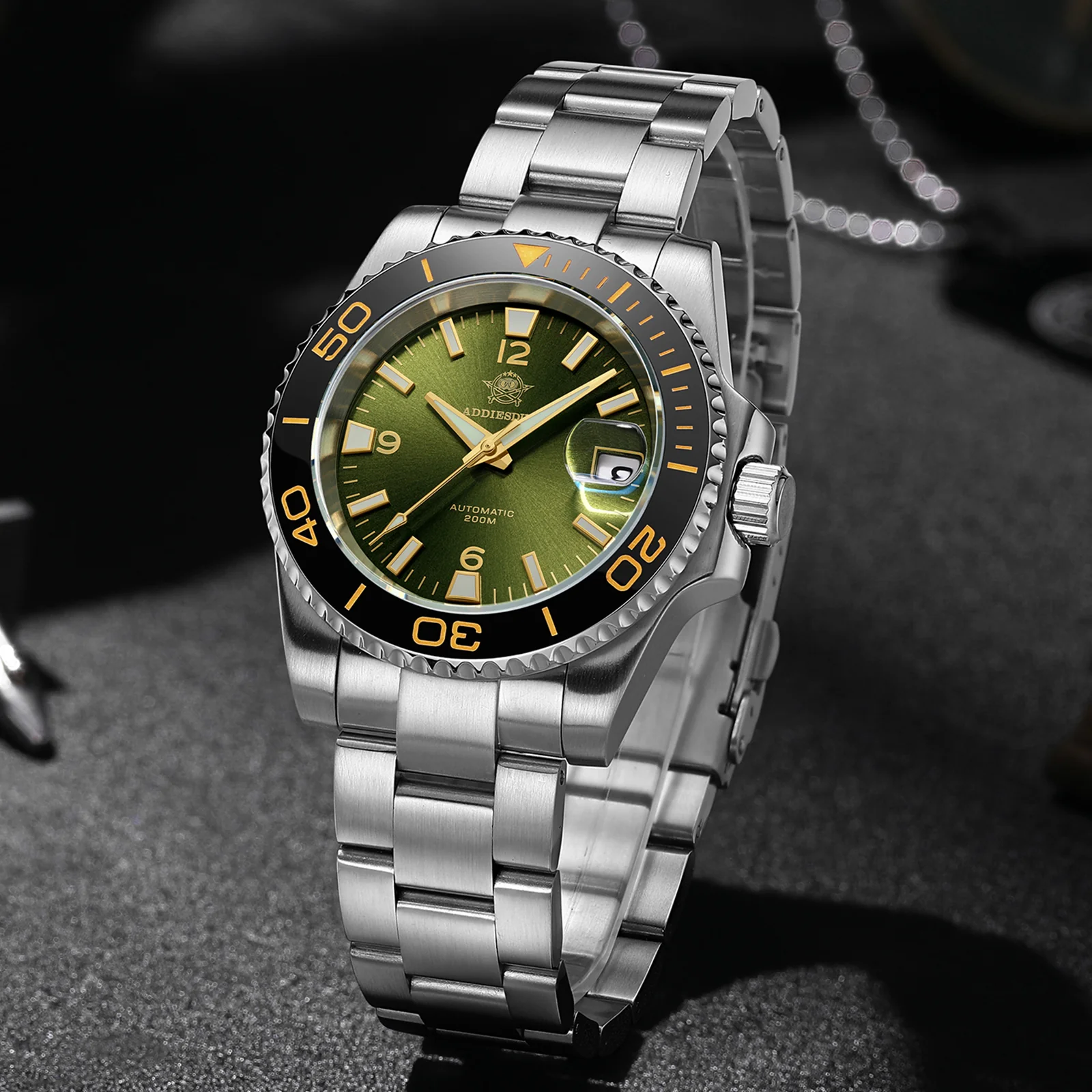 🔥Anniversary Sale🔥ADDIESDIVE Retro NH35/8215 Sub Dive Watch AD2085 - Image 9
