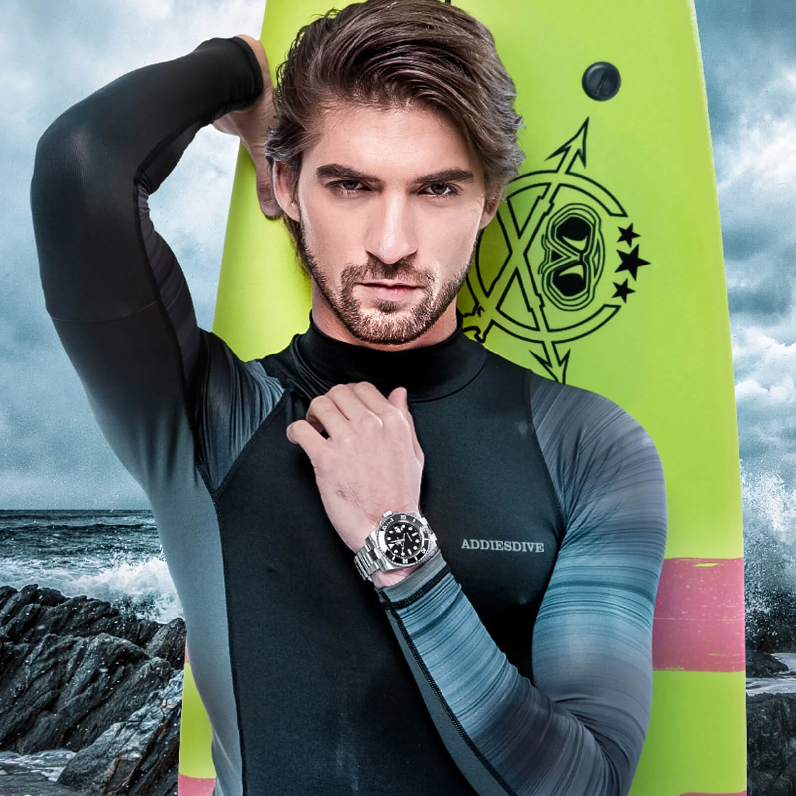 ADDIESDIVE Sub Quartz Watch Diver's 200M （H3QZ） - Image 11