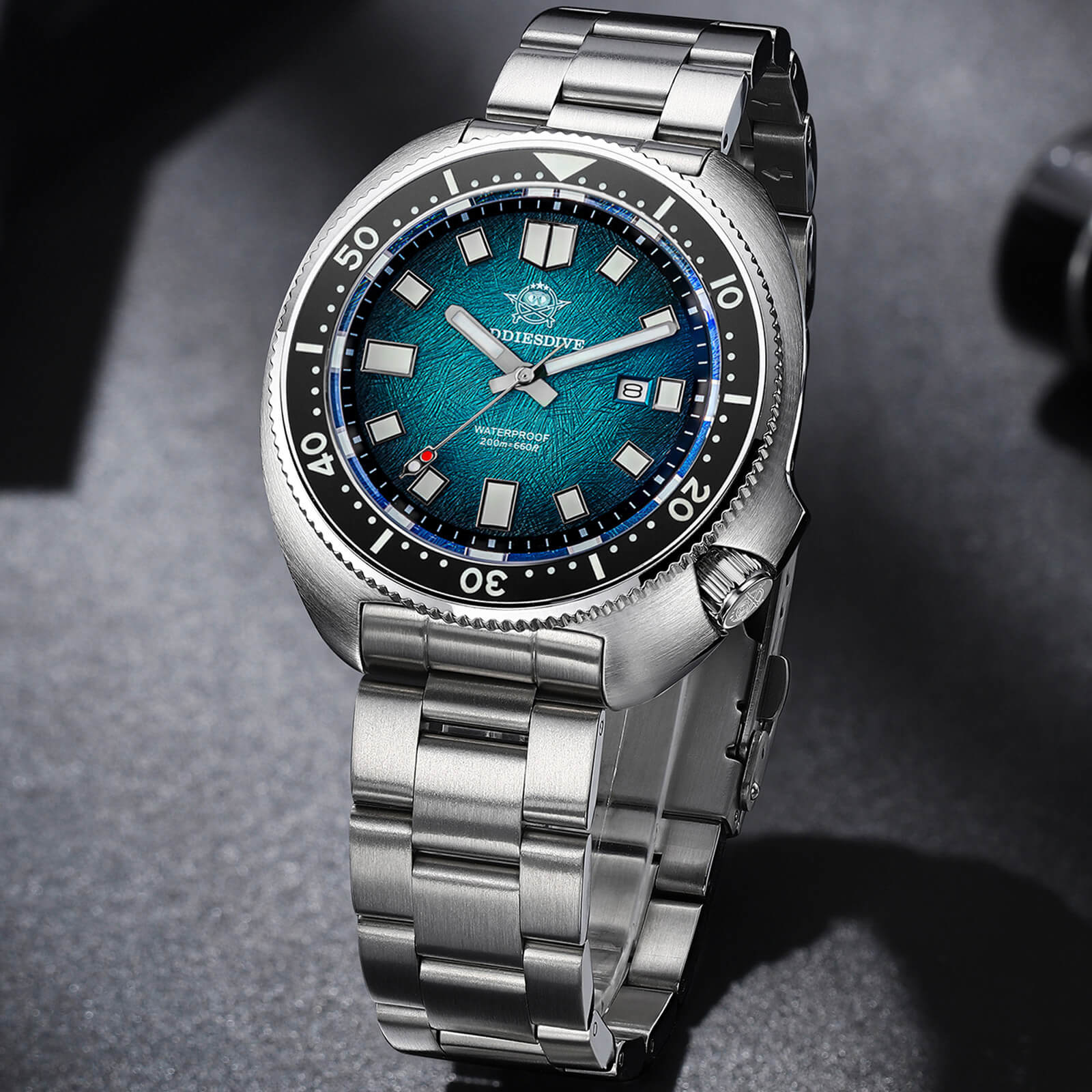 ★India Warehouse★Addiesdive Turtle Quartz Diver Men Watch Sapphire Crystal AD2511 - Image 3