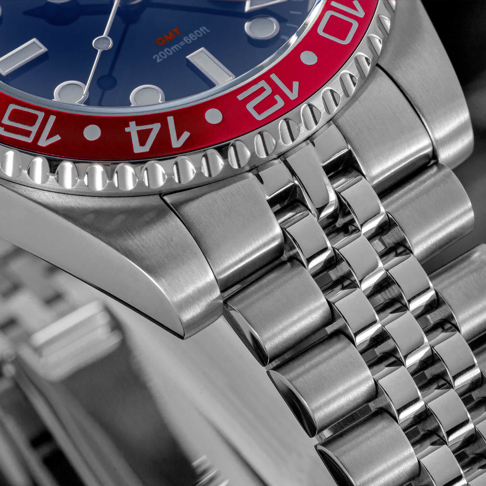 🔥Anniversary Sale🔥ADDIESDIVE Water Ghost Luxury Dive Watch GMT Quartz Watch AD2050-with Calendar - Image 5