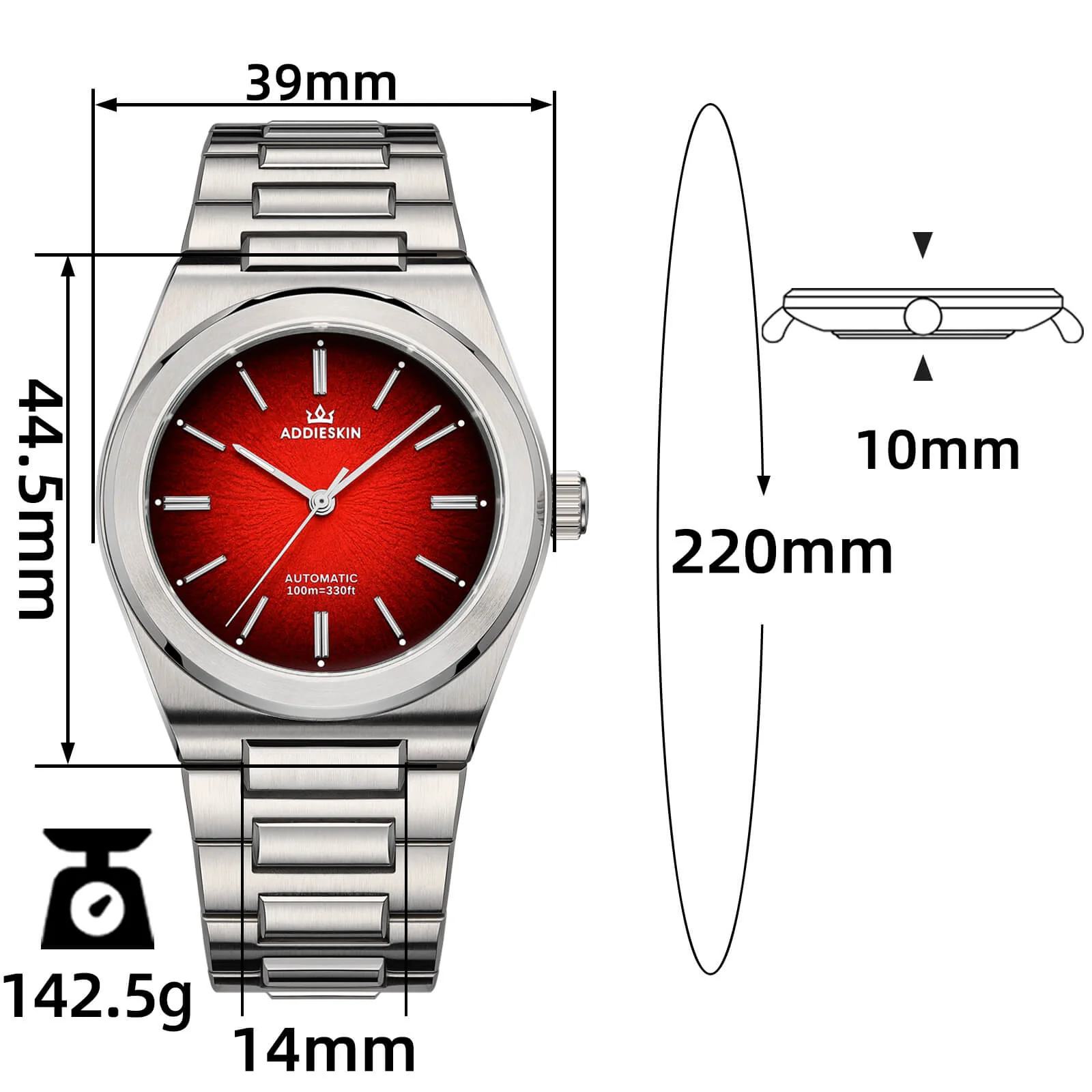 AddiesKIN K001 "Eye of Exploration" Automatic 9015 Men’s Watch - Image 22