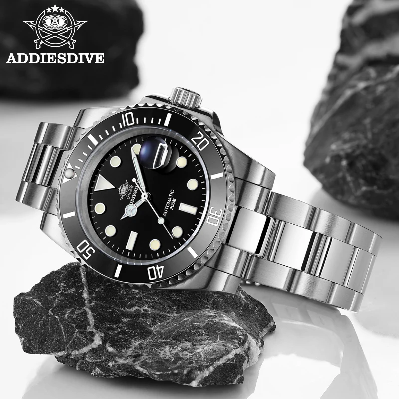 🔥Anniversary Sale🔥ADDIESDIVE Men's Automatic Diving Watch Diver's 200M NH35A/8215 (H3AC) - Image 6