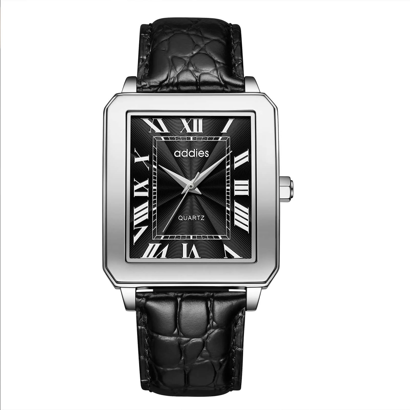 ADDIES Men's Quartz Analog Watch with Square Dial Leather Strap（MY-RM05） - Image 12
