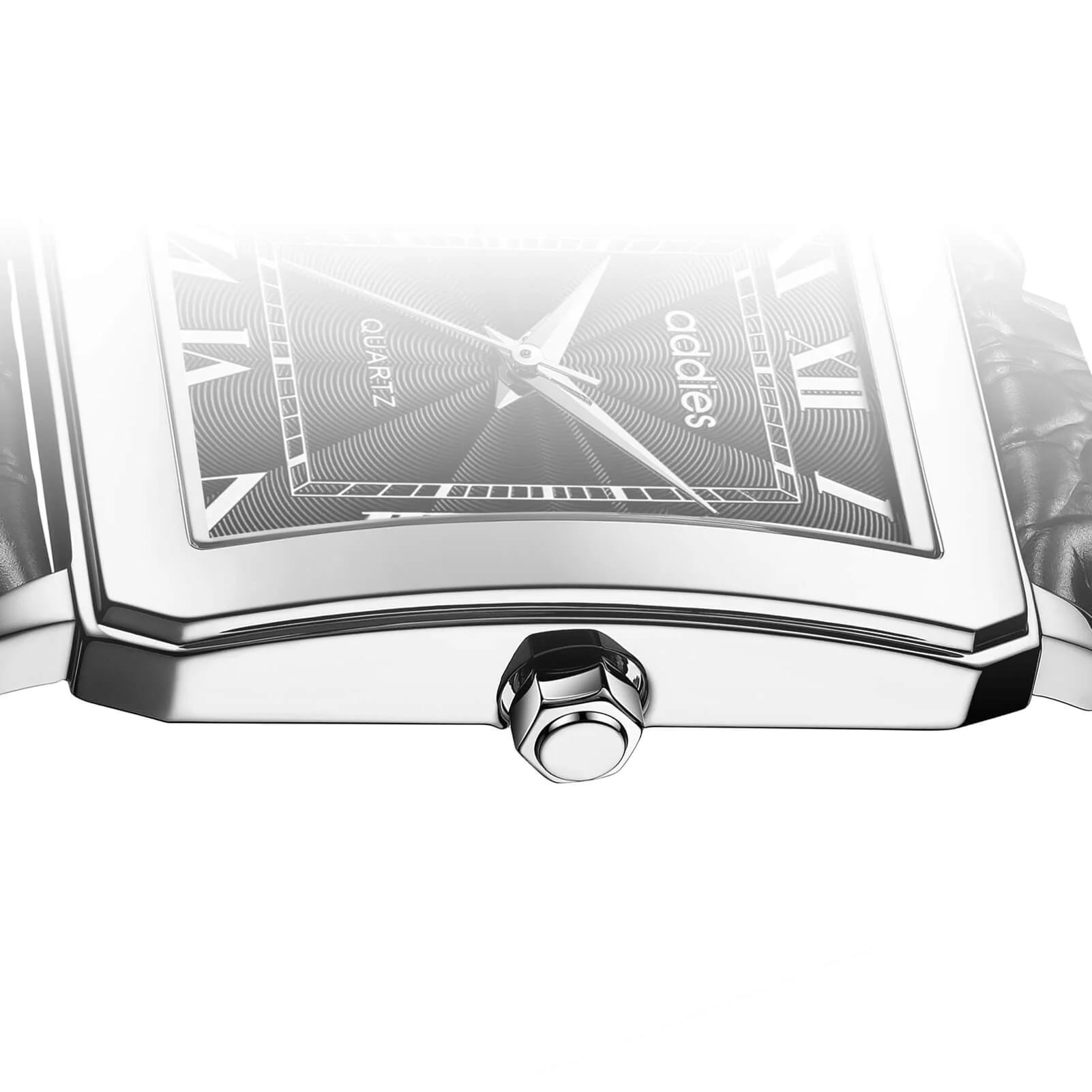 ADDIES Men's Quartz Analog Watch with Square Dial Leather Strap（MY-RM05） - Image 7