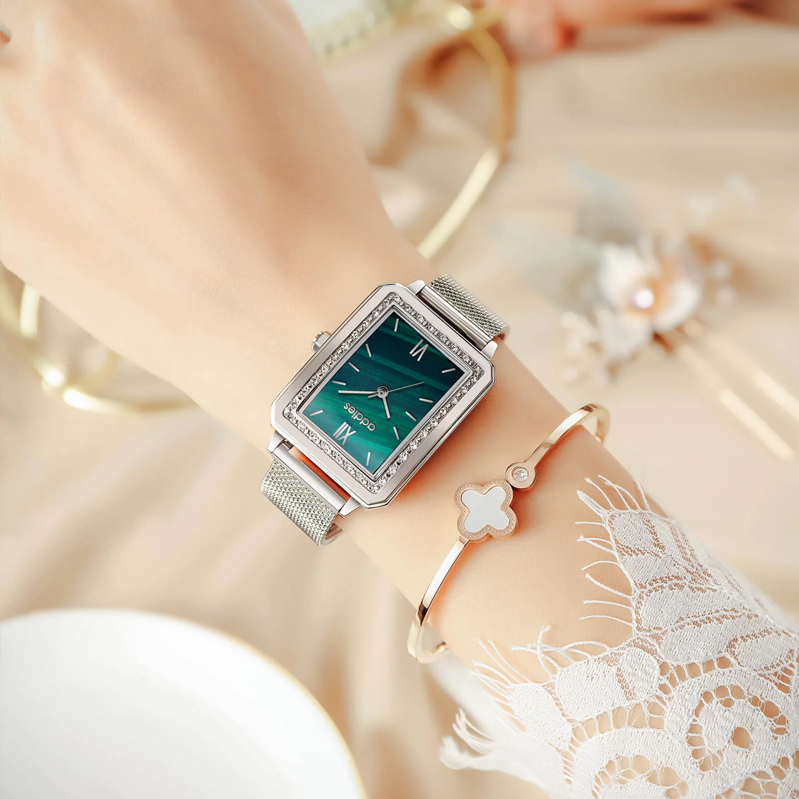 Addies 28.6mm Women’s Fashion Stainless Steel Quartz Watch RM06 - Image 7