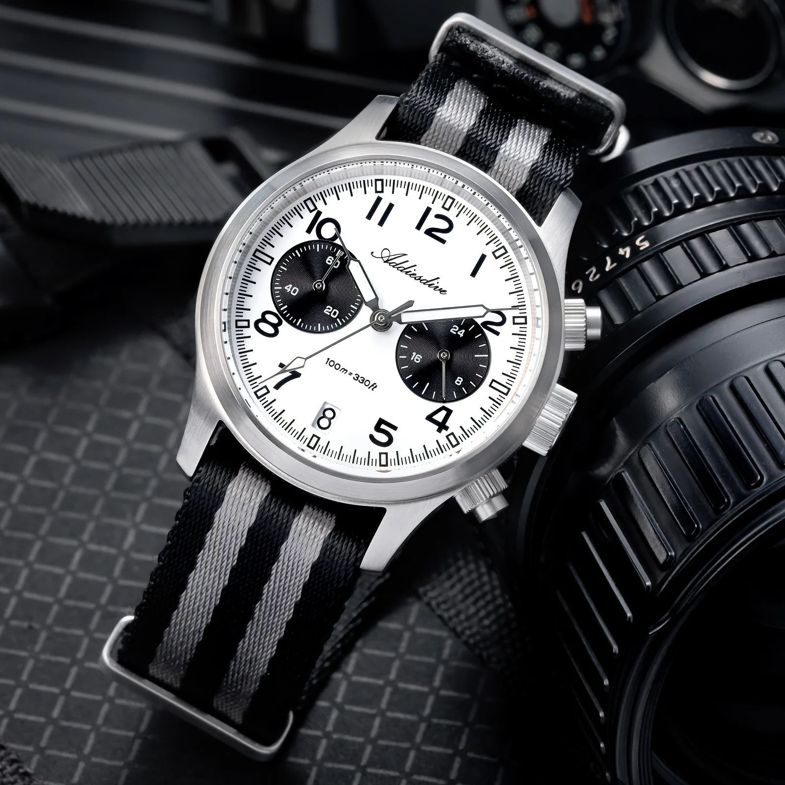 ADDIESDIVE 39mm VK64 AD2538 Chronograph Watch - Image 6