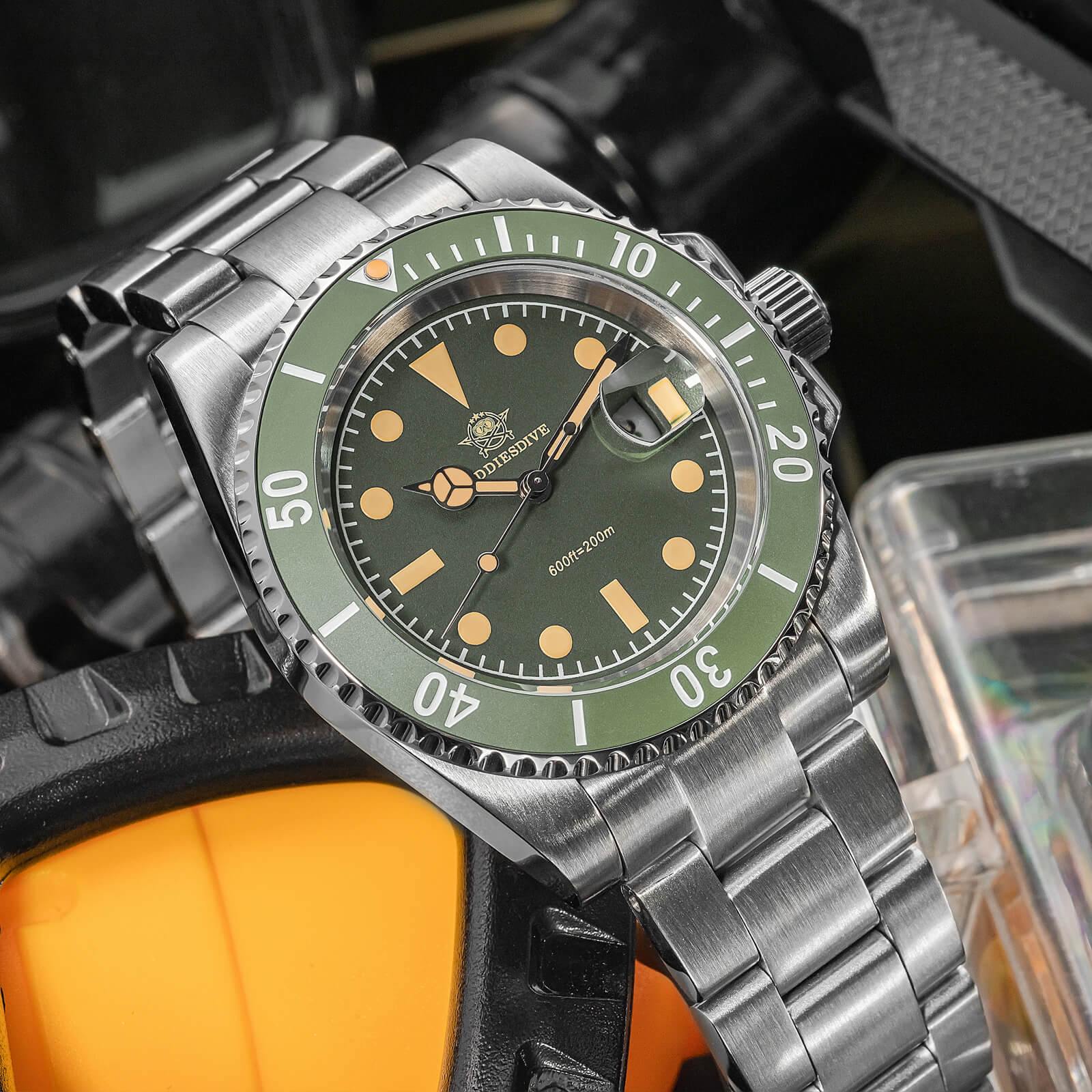 🔥Anniversary Sale🔥ADDIESDIVE 41mm Retro Sub Quartz Watch AD2054 - Image 25
