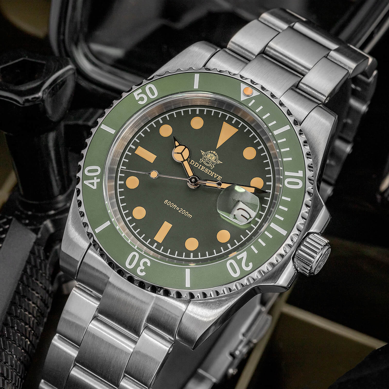 🔥Anniversary Sale🔥ADDIESDIVE 41mm Retro Sub Quartz Watch AD2054 - Image 26
