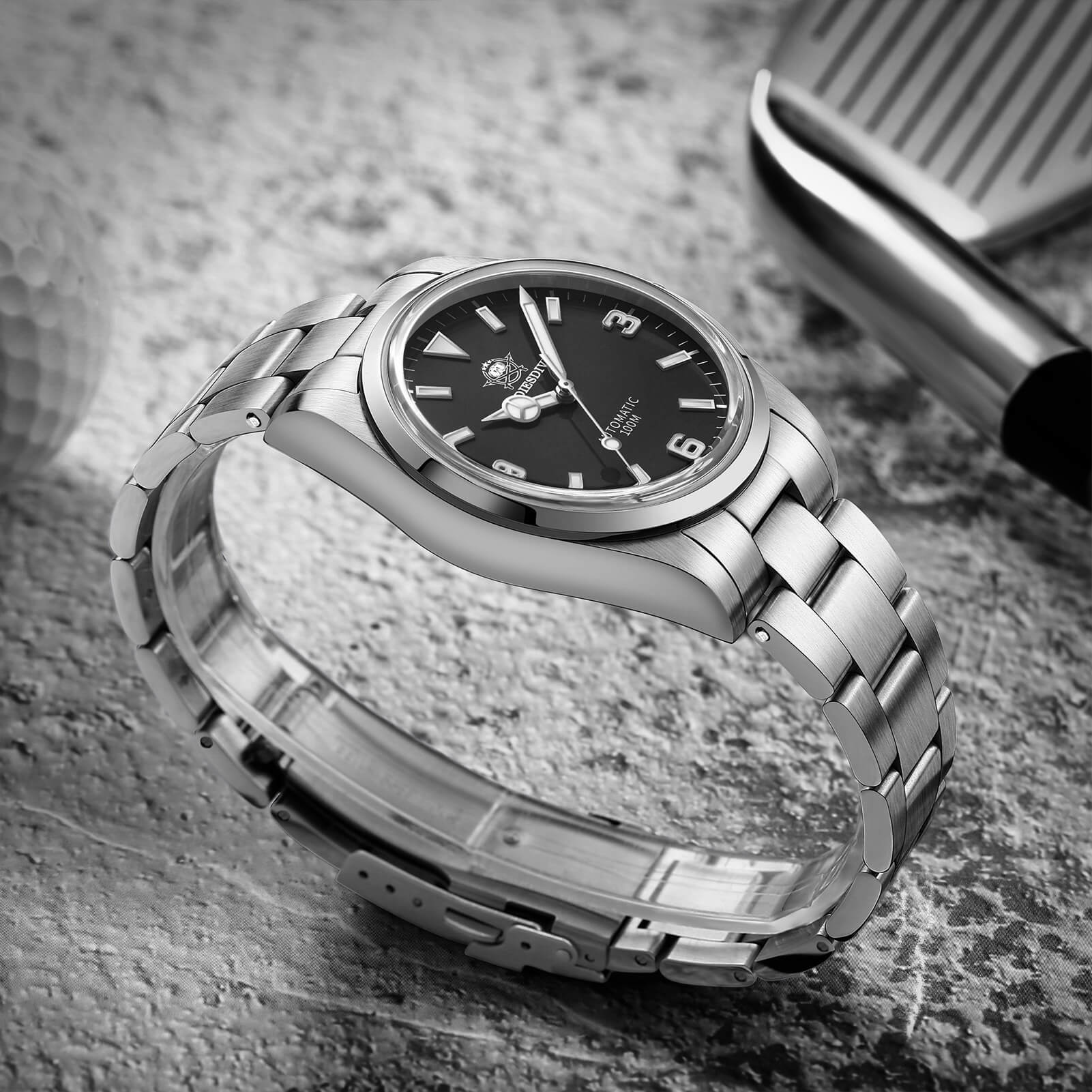🔥Anniversary Sale🔥ADDIESDIVE 38mm Domed Crystal Explore Watch 100M (AD2112) - Image 10