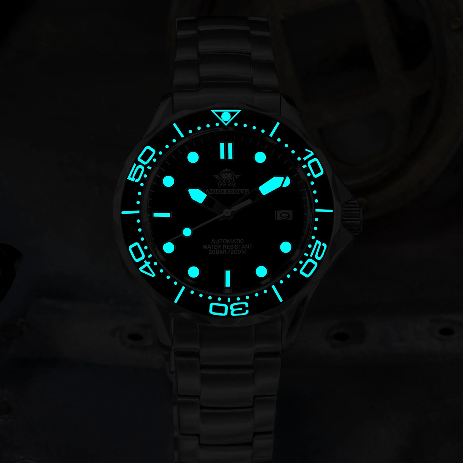 ADDIESDIVE® Seamaster Men's Automatic Divers Watch AD2106 - Image 22