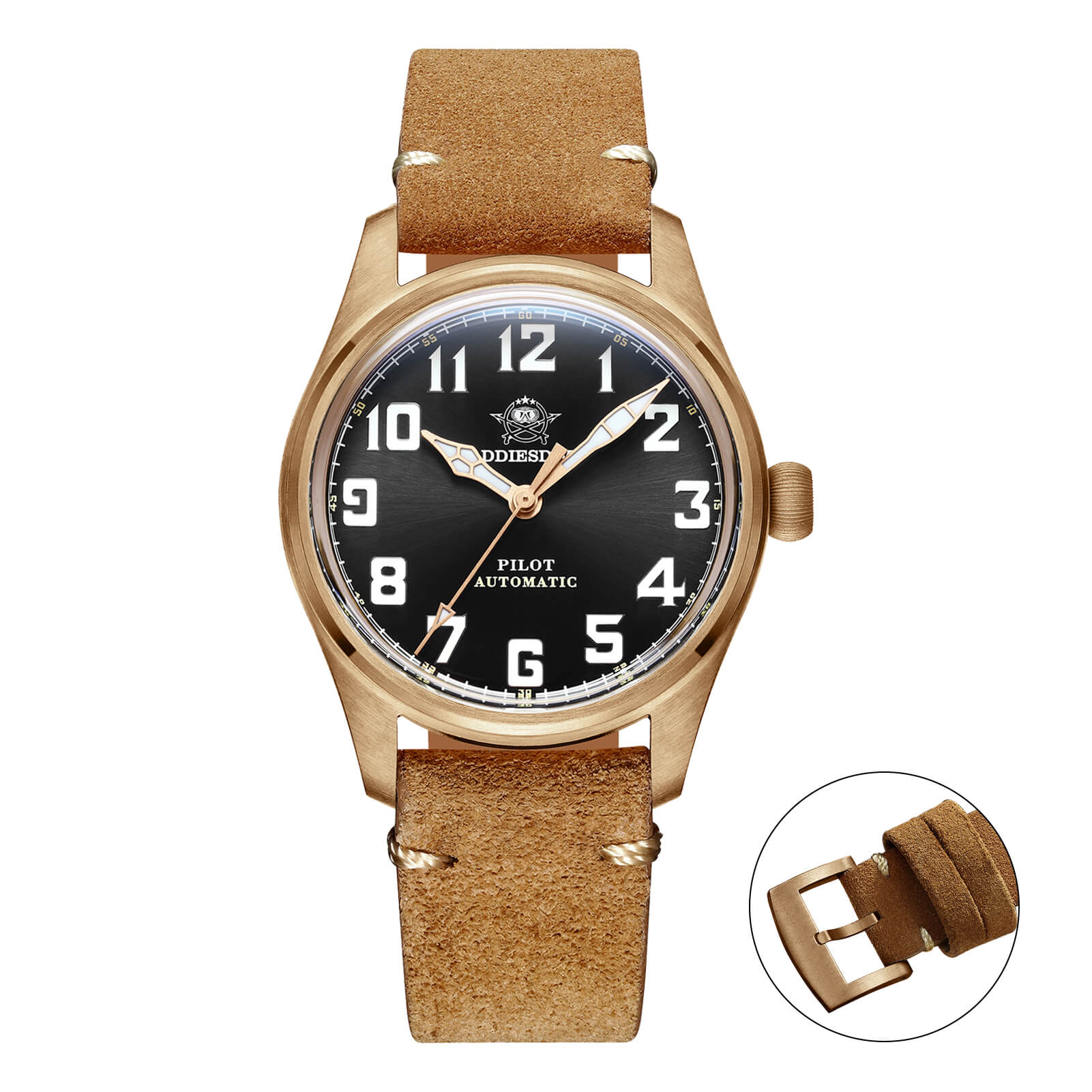 U.S. Warehouse -ADDIESDIVE® 39mm Bronze Men Watch(AD2114) - Image 10