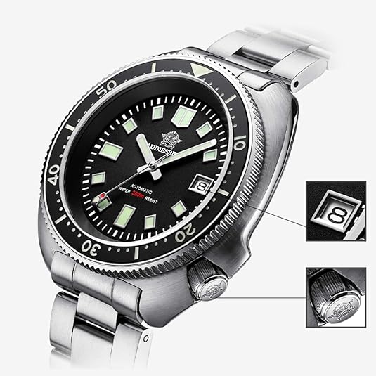 U.S. Warehouse -ADDIESDIVE® Captain Willard Automatic Dive Watch 200M( MY-H8) - Image 15