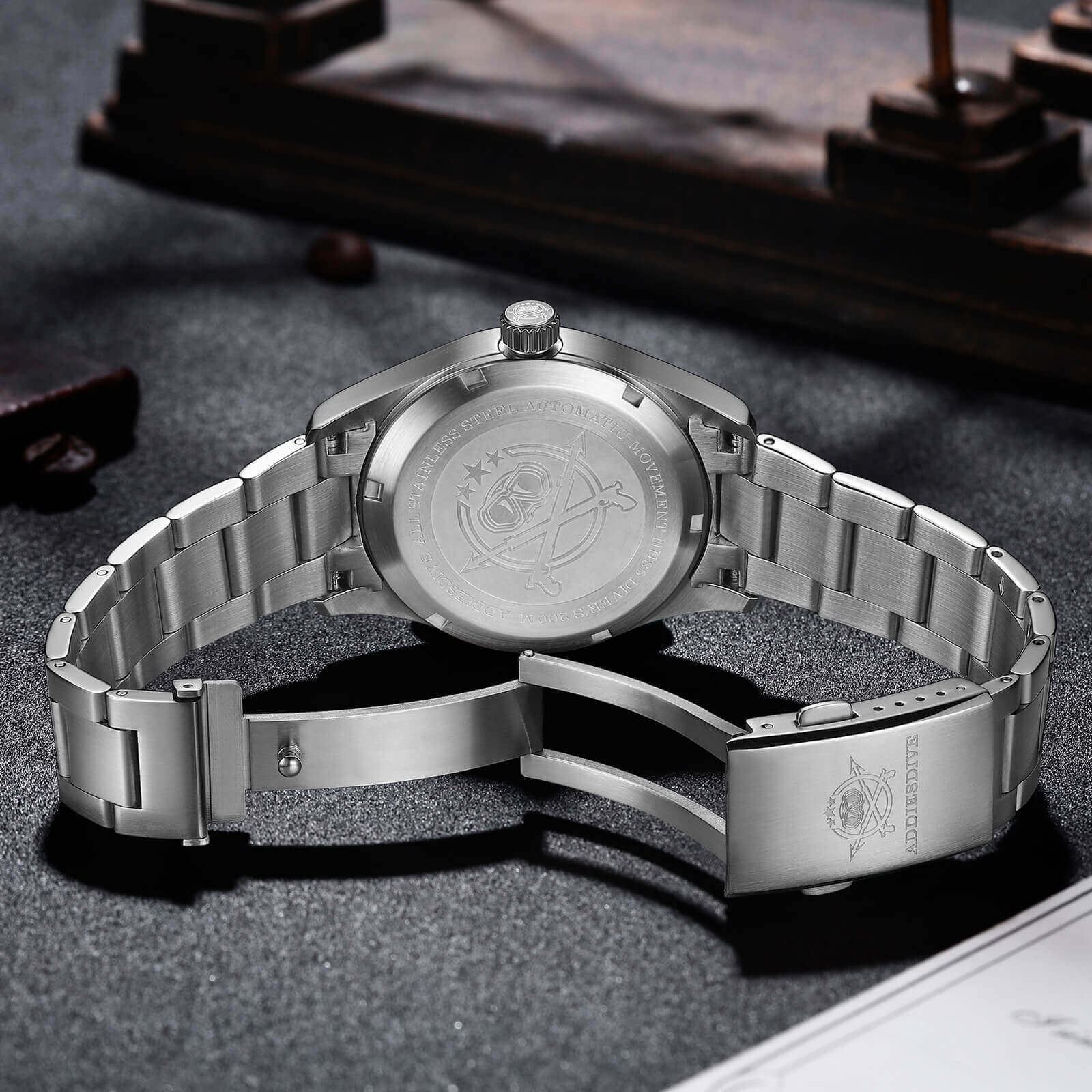 U.S. Warehouse -ADDIESDIVE® Men's Elegant Automatic Watch Diver 200M (AD2048) - Image 6