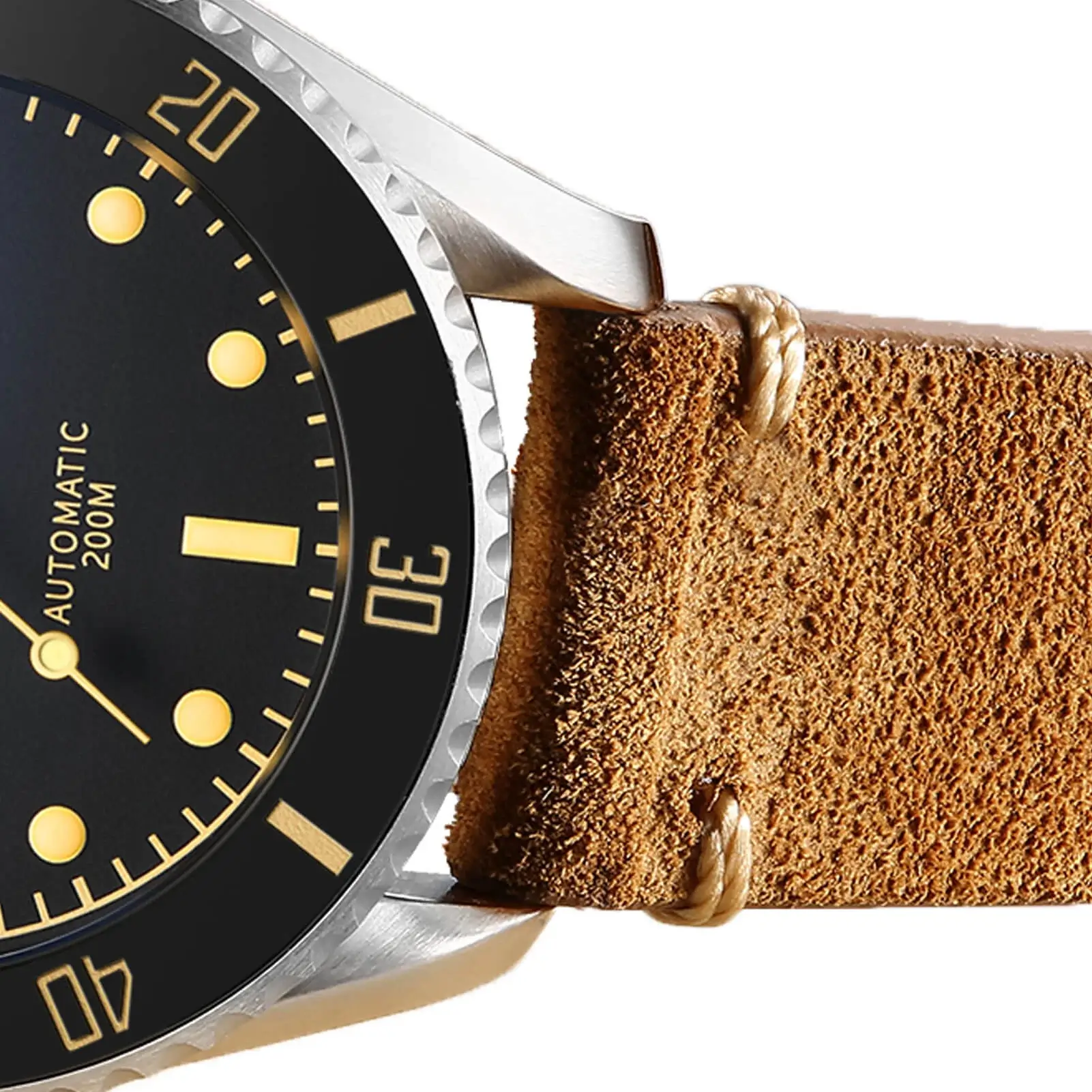 U.S. Warehouse -ADDIESDIVE® Scuba Leather Automatic Scuba Watch AD2101 - Image 10