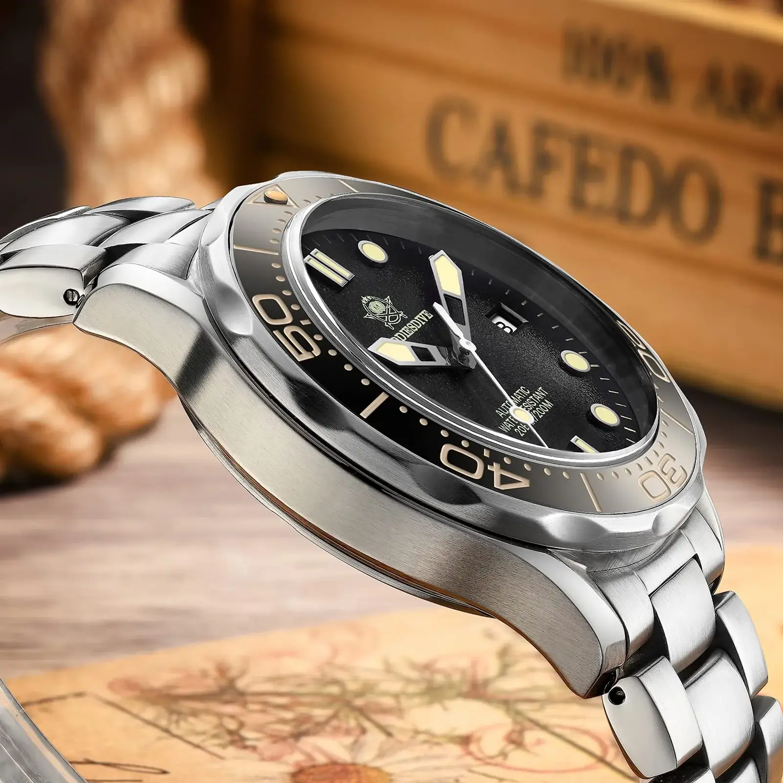 U.S. Warehouse -ADDIESDIVE® Seamaster Men's Automatic Divers Watch AD2106 - Image 3