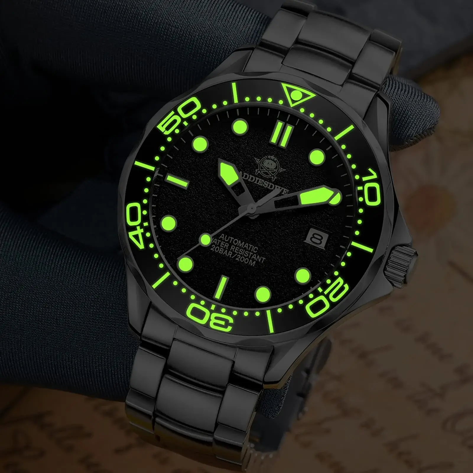 U.S. Warehouse -ADDIESDIVE® Seamaster Men's Automatic Divers Watch AD2106 - Image 8