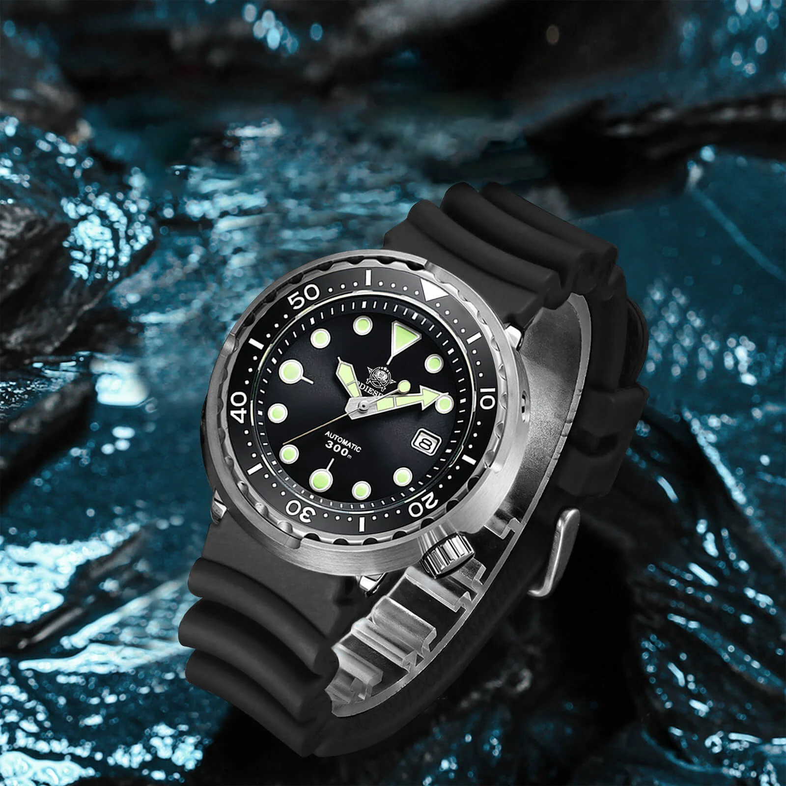 U.S. Warehouse -ADDIESDIVE® Tuna 300M Automatic Diver Watch Tuna Diver ( MY-H5) - Image 10