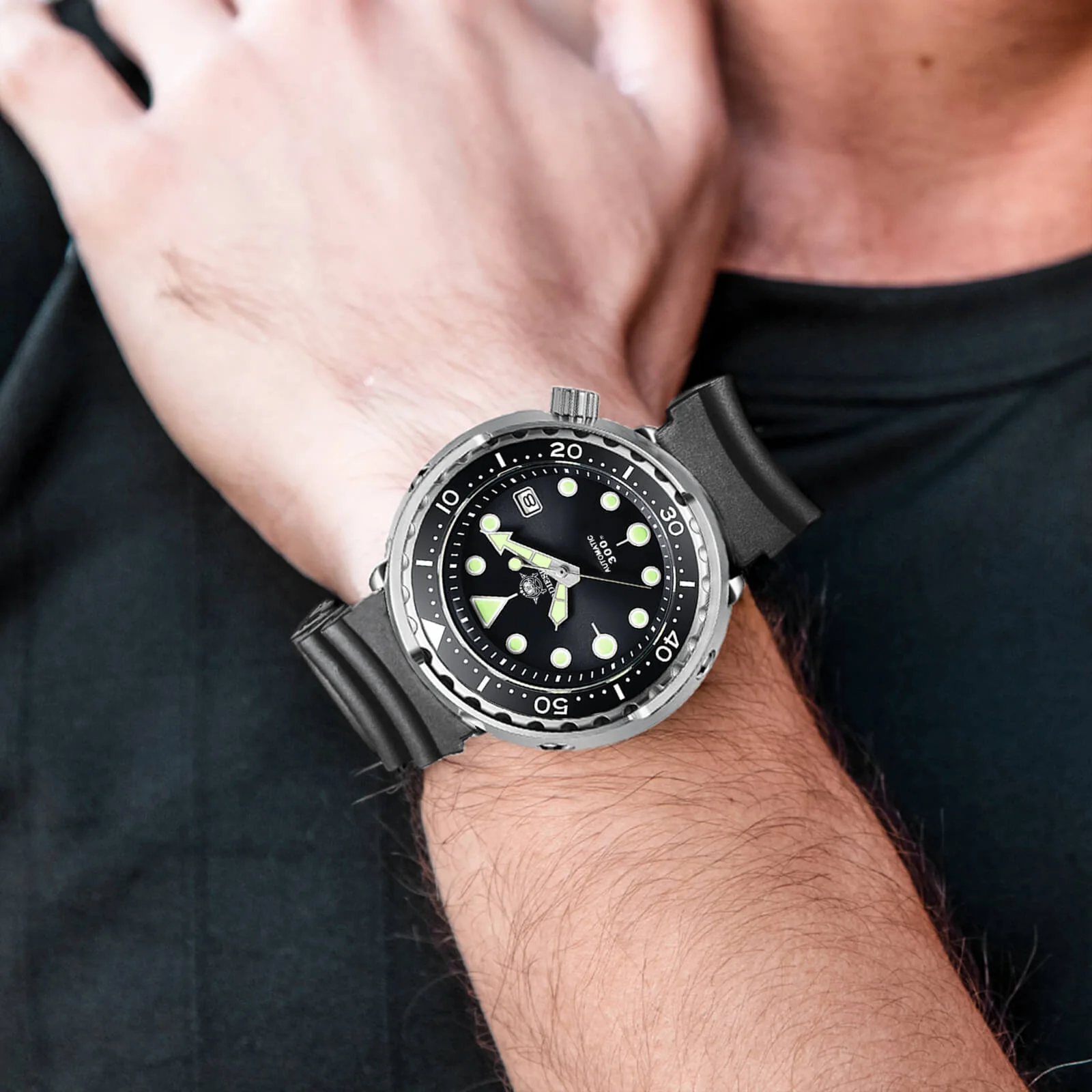 U.S. Warehouse -ADDIESDIVE® Tuna 300M Automatic Diver Watch Tuna Diver ( MY-H5) - Image 16