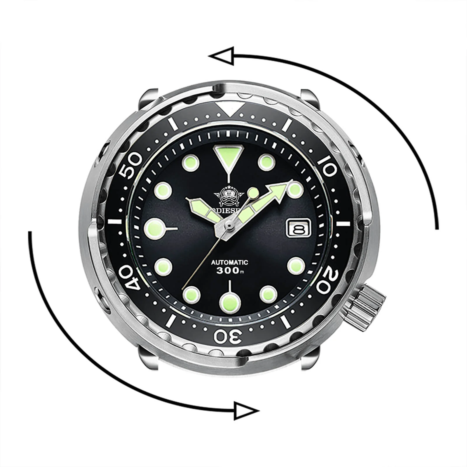 U.S. Warehouse -ADDIESDIVE® Tuna 300M Automatic Diver Watch Tuna Diver ( MY-H5) - Image 17