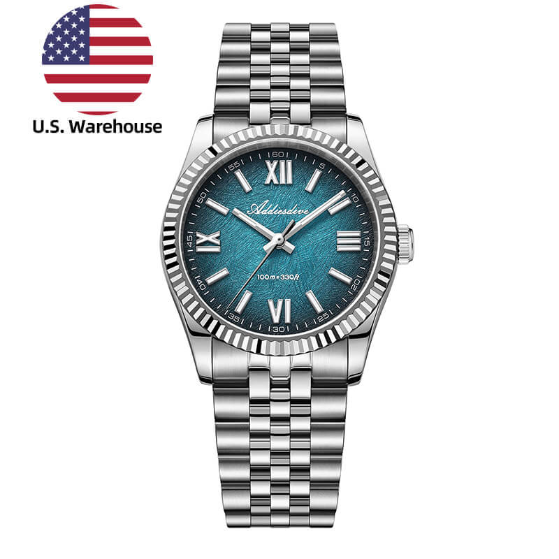 U.S. Warehouse -ADDIESDIVE 36mm DJ Homage Men Watch AD2512
