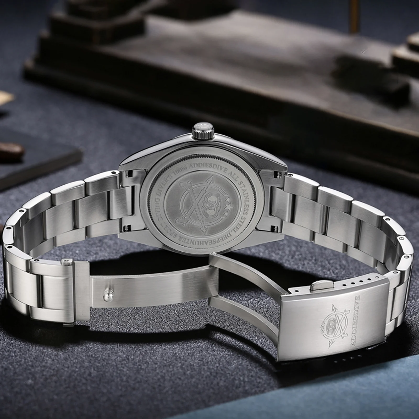 U.S. Warehouse -ADDIESDIVE 36mm Luxury VH31 Quartz Watch AD2066 - Image 21
