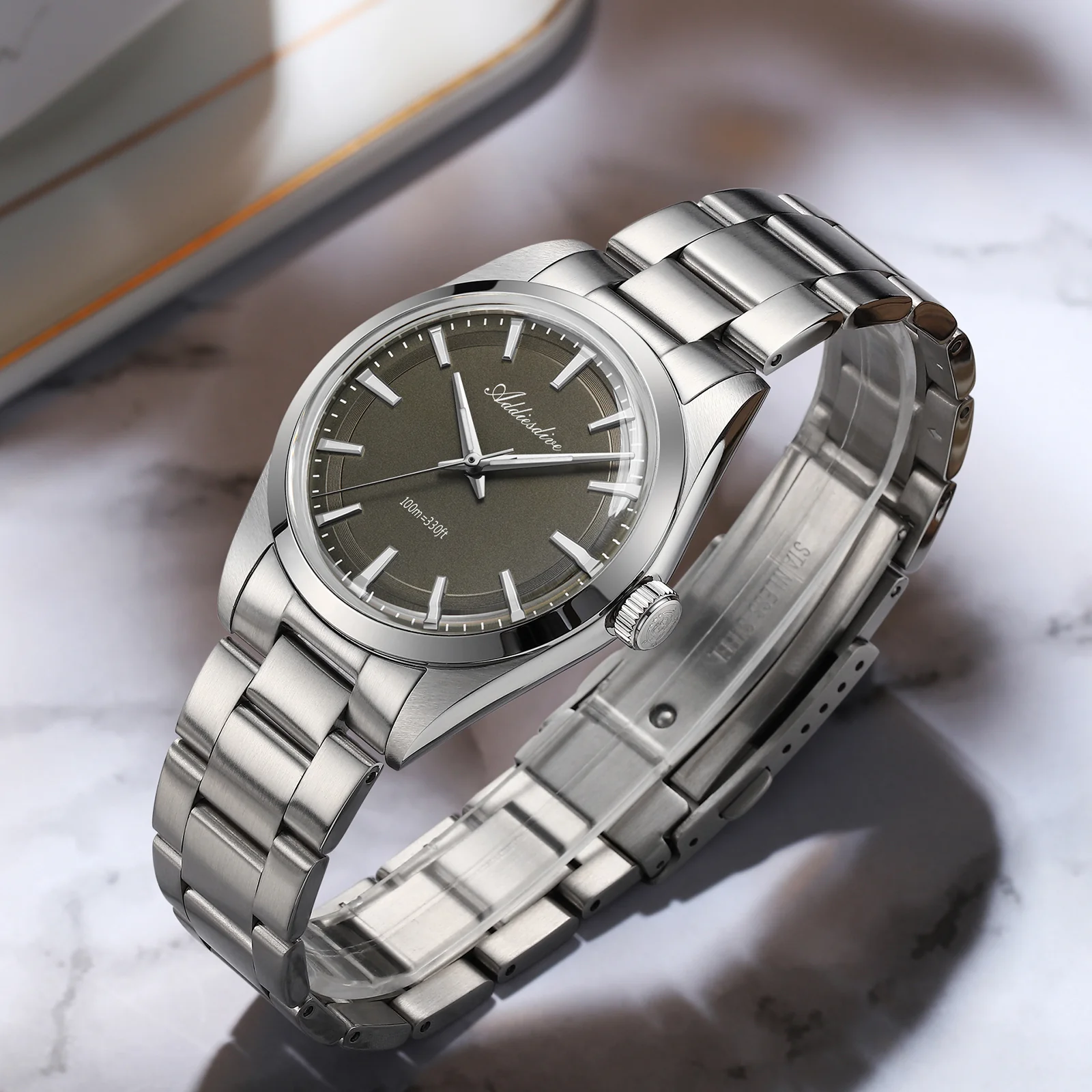 U.S. Warehouse -ADDIESDIVE 36mm Luxury VH31 Quartz Watch AD2066 - Image 24