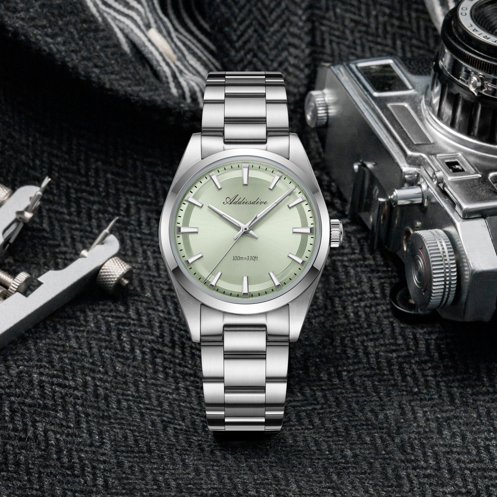 U.S. Warehouse -ADDIESDIVE 36mm Luxury VH31 Quartz Watch AD2066 - Image 4