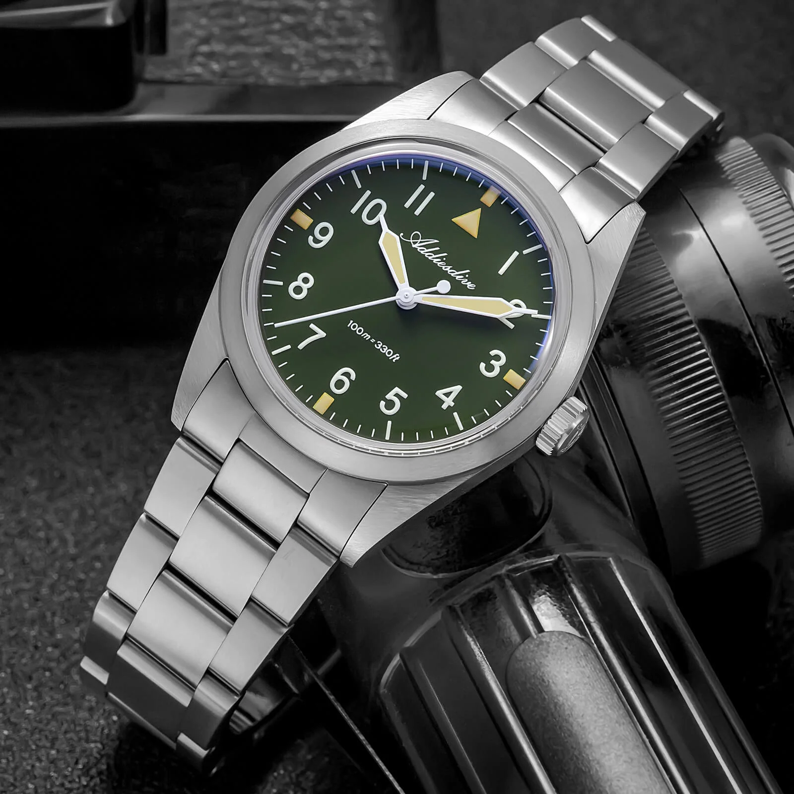 Addiesdive 36mm Titanium Military Field Watch AD2502 - Image 18