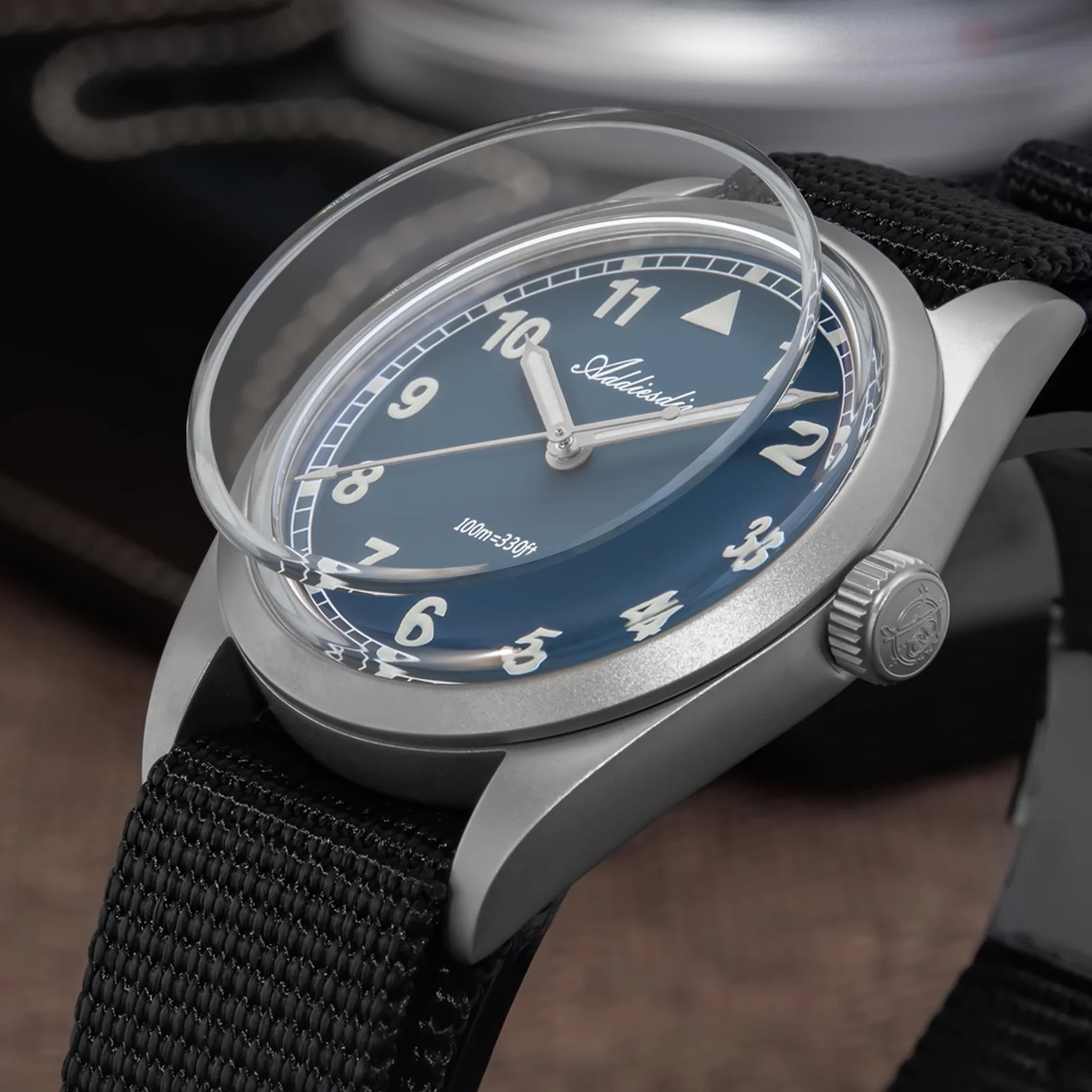 U.S. Warehouse -ADDIESDIVE 36mm VH31 Retro Pilot Field Watch AD2079 - Image 31