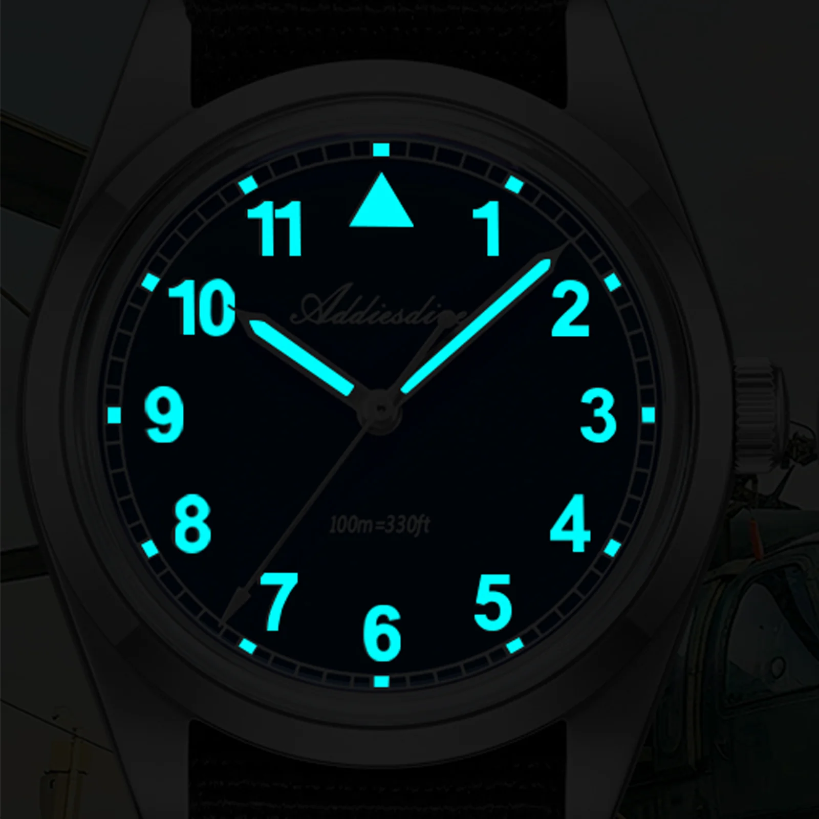 U.S. Warehouse -ADDIESDIVE 36mm VH31 Retro Pilot Field Watch AD2079 - Image 32