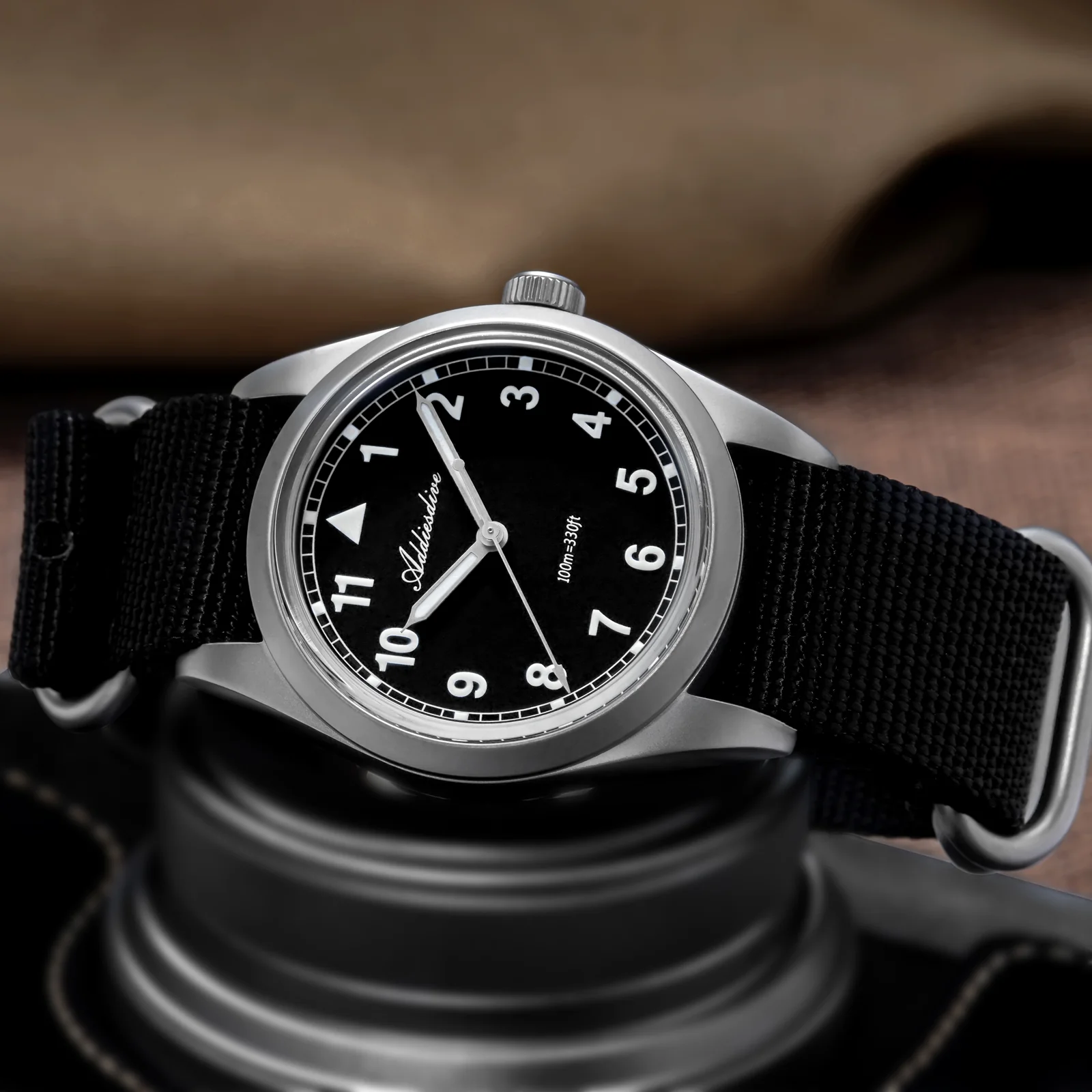 U.S. Warehouse -ADDIESDIVE 36mm VH31 Retro Pilot Field Watch AD2079 - Image 5