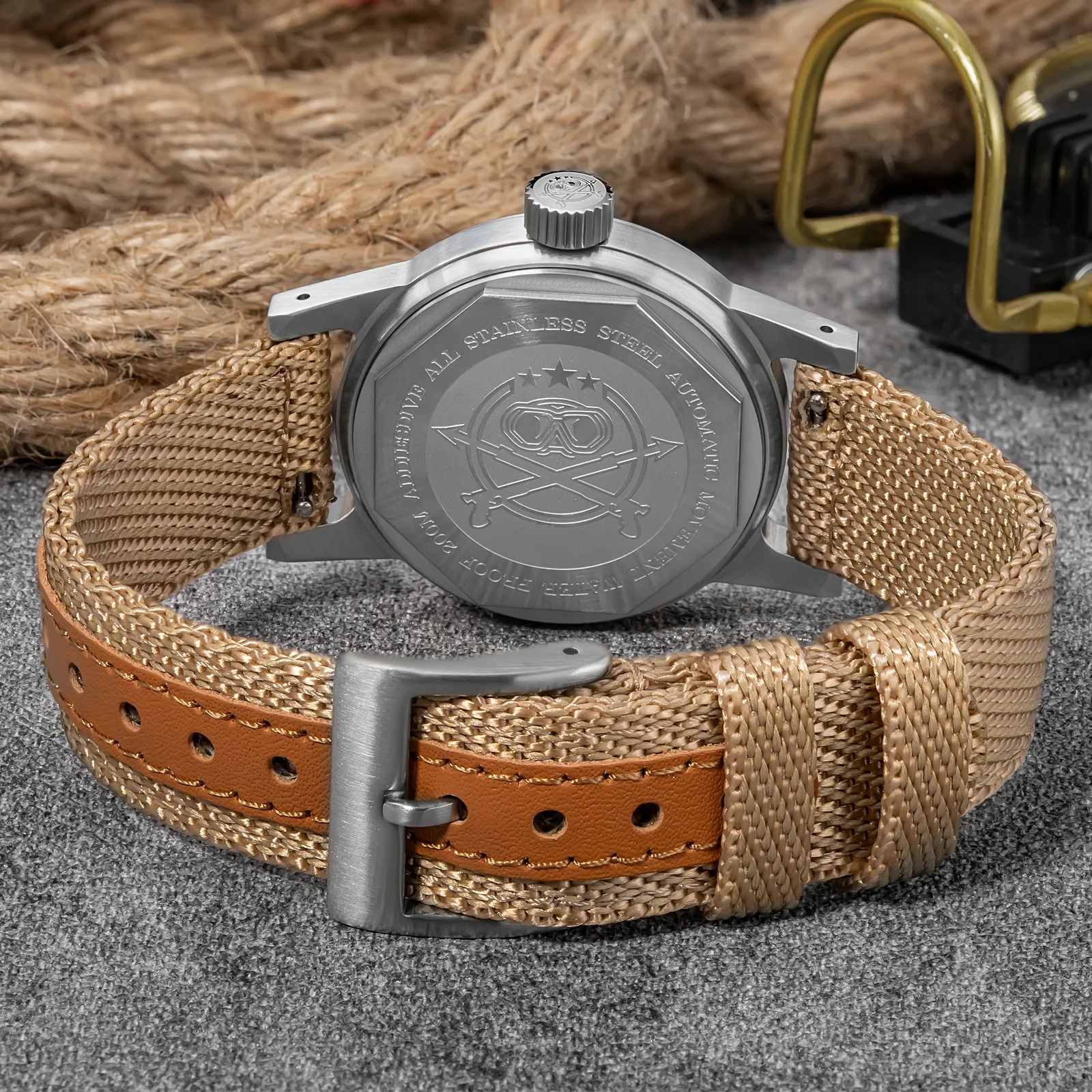 U.S. Warehouse -ADDIESDIVE 36mm Vintage Mechanical Watch AD2076 - Image 22