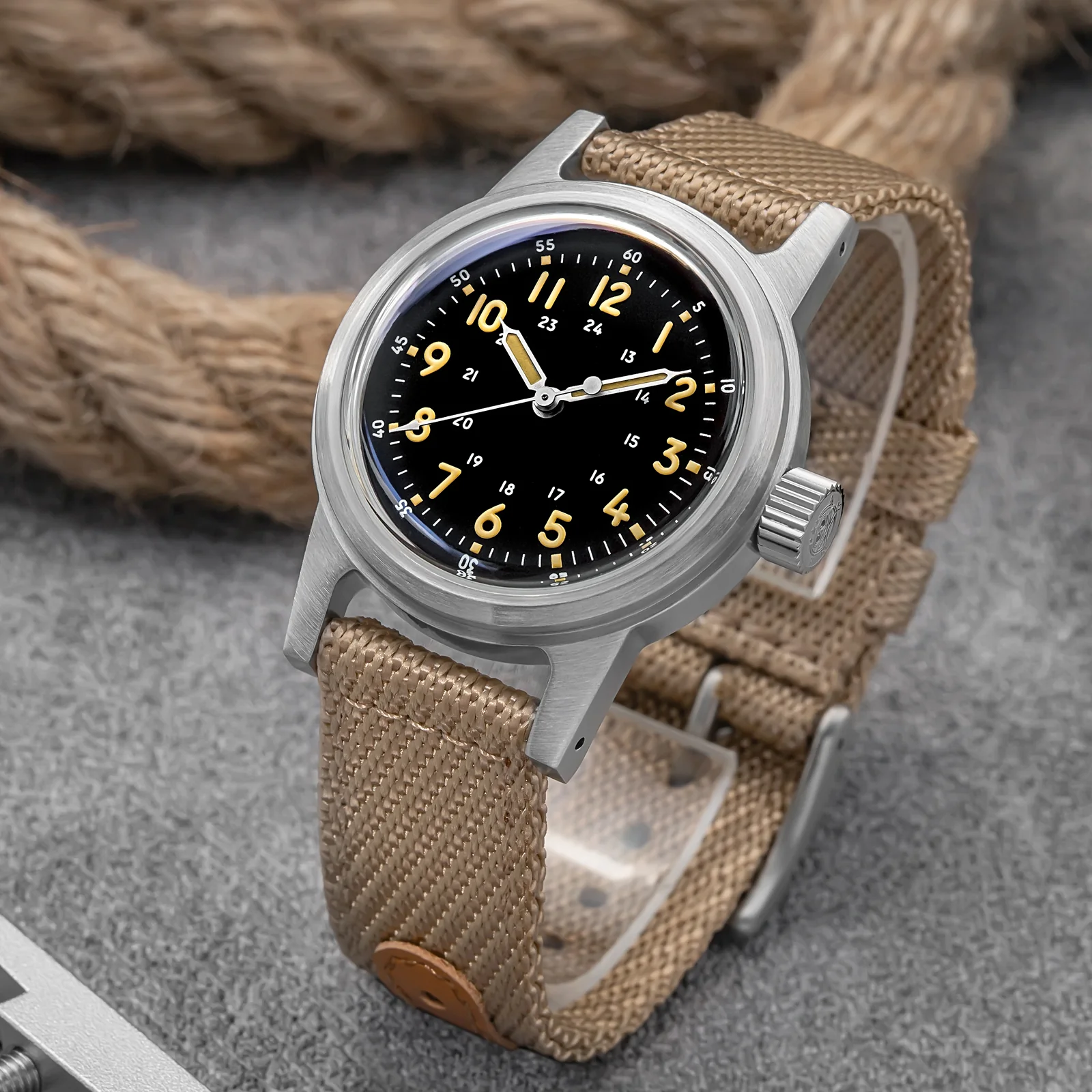 U.S. Warehouse -ADDIESDIVE 36mm Vintage Mechanical Watch AD2076 - Image 3