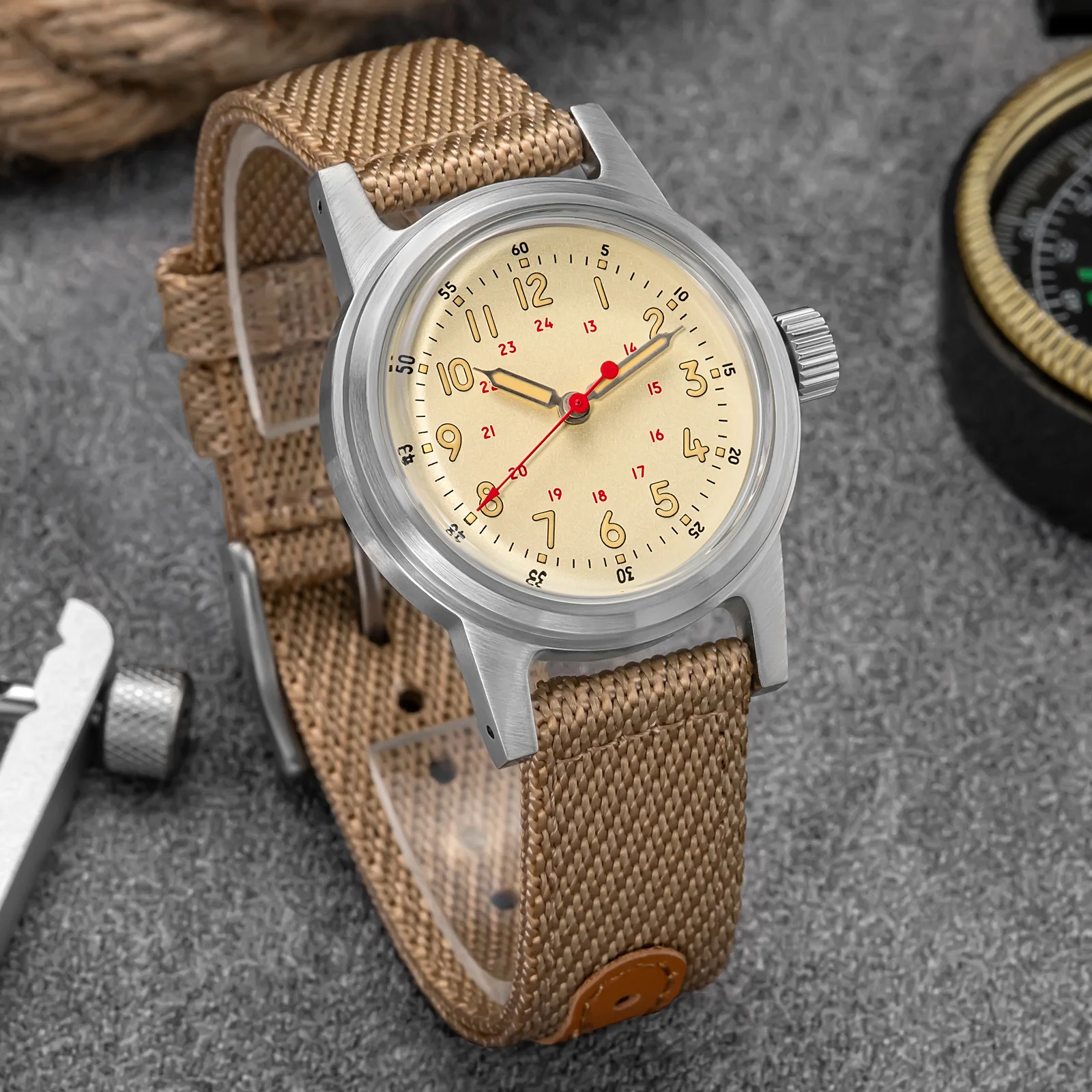 U.S. Warehouse -ADDIESDIVE 36mm Vintage Mechanical Watch AD2076 - Image 33