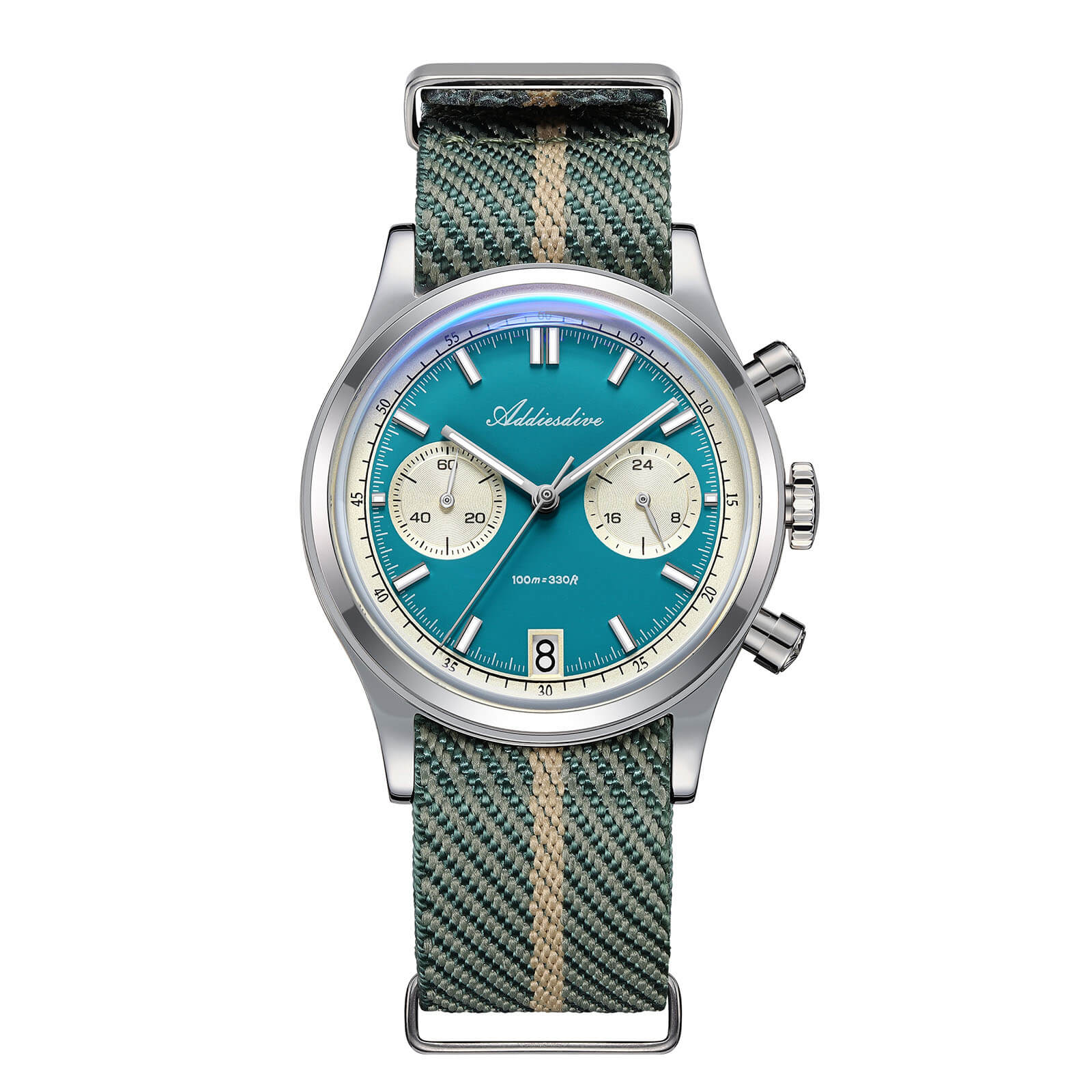 U.S. Warehouse -ADDIESDIVE 38mm VK64 Chronograph Watch AD2095 - Image 16
