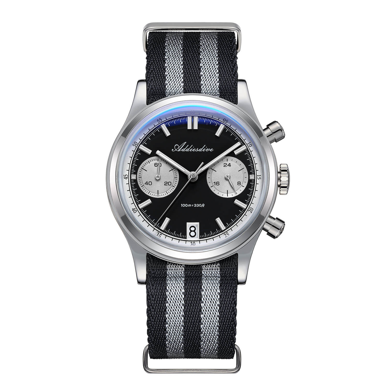 U.S. Warehouse -ADDIESDIVE 38mm VK64 Chronograph Watch AD2095 - Image 2