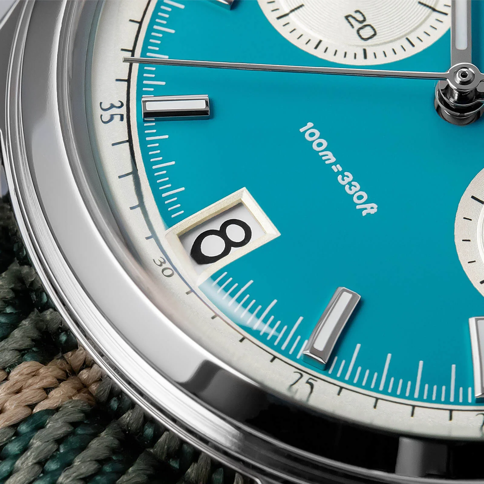 U.S. Warehouse -ADDIESDIVE 38mm VK64 Chronograph Watch AD2095 - Image 4