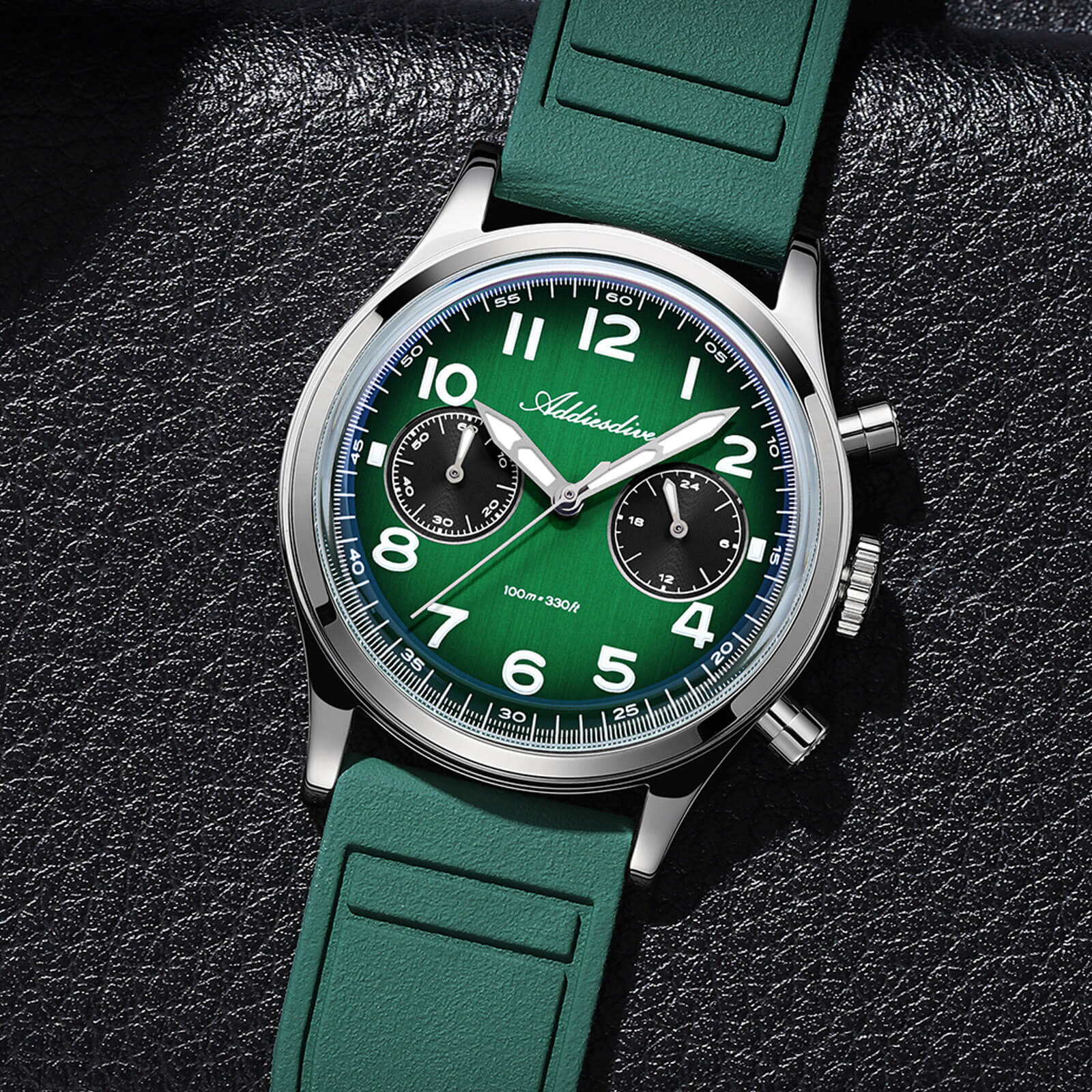 🔥Anniversary Sale🔥ADDIESDIVE 38mm VK64 Chronograph Watch AD2516 - Image 20