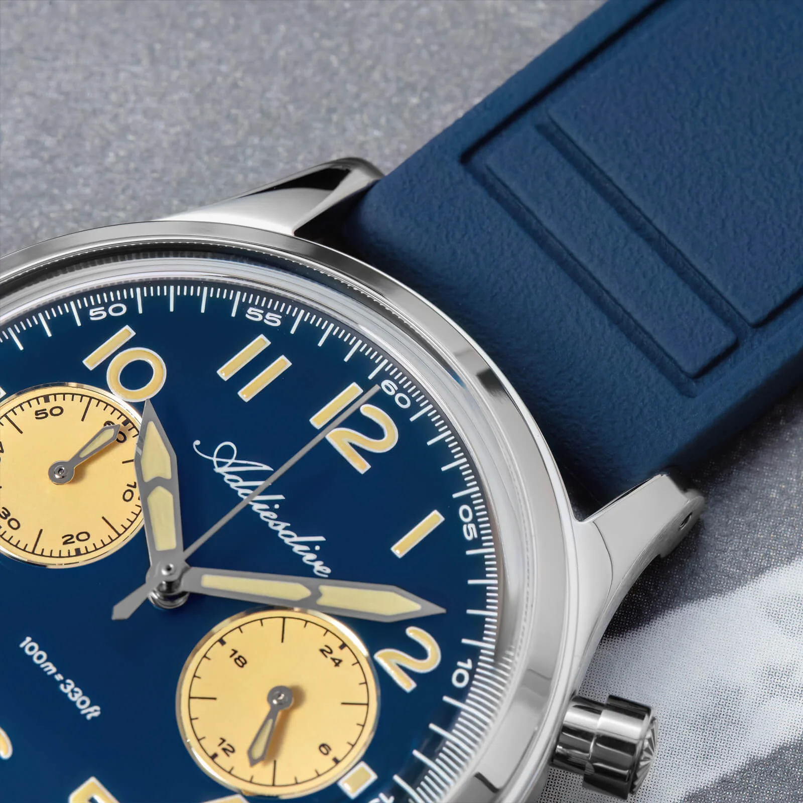 🔥Anniversary Sale🔥ADDIESDIVE 38mm VK64 Chronograph Watch AD2516 - Image 4