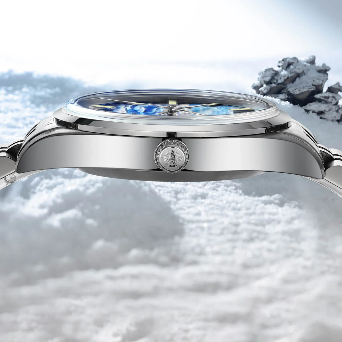 Addiesdive 39mm 3D Sea of Clouds Dial Automatic Watch （AD2041） - Image 7