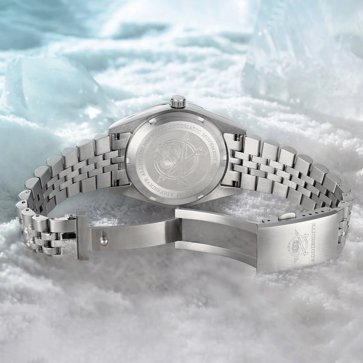 Addiesdive 39mm 3D Sea of Clouds Dial Automatic Watch （AD2041） - Image 8