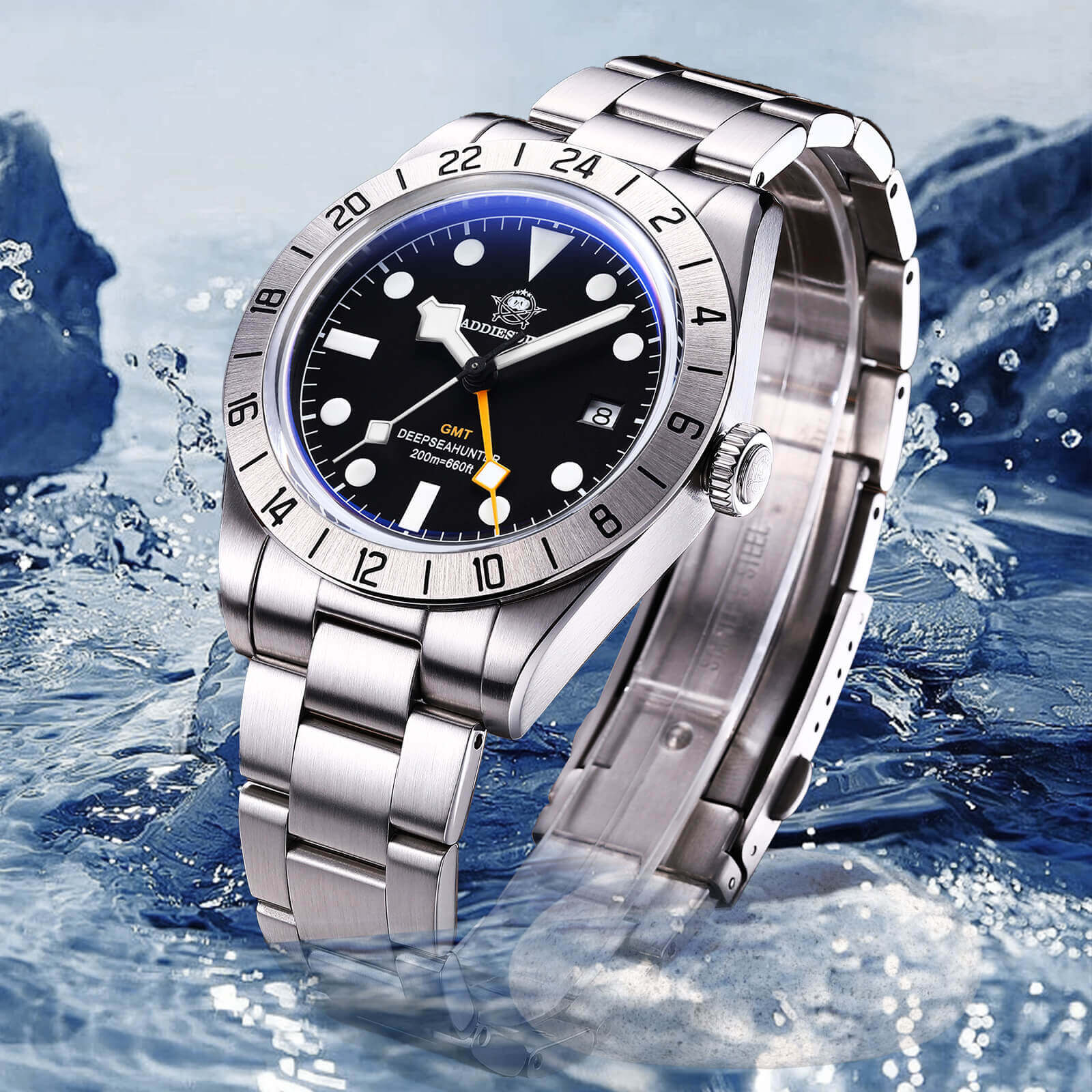 U.S. Warehouse -ADDIESDIVE 39mm BB GMT Quartz Watch RONDA515 Movement(AD2035) - Image 4