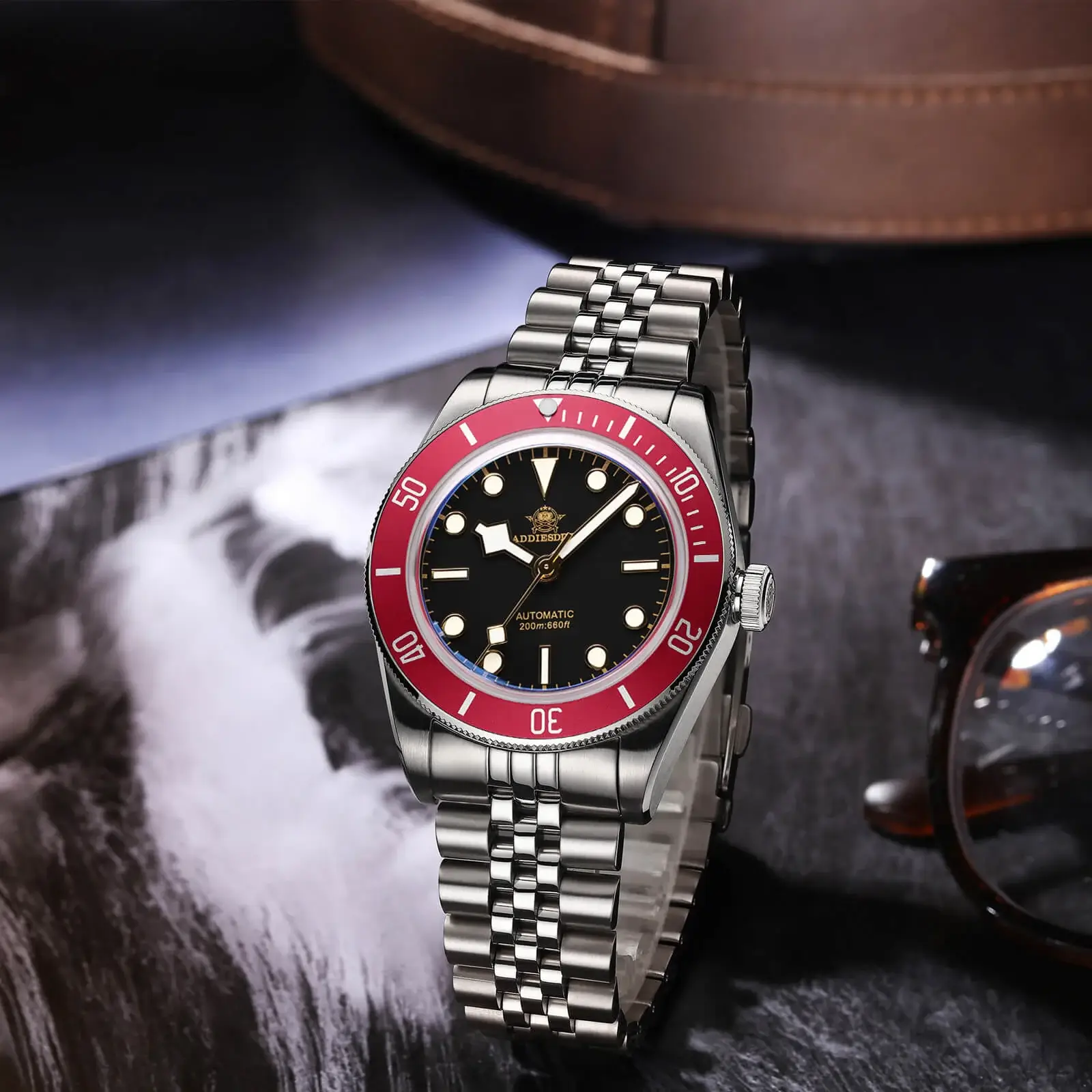 U.S. Warehouse-ADDIESDIVE 39mm BB58 Automatic Watch AD2043 - Image 8