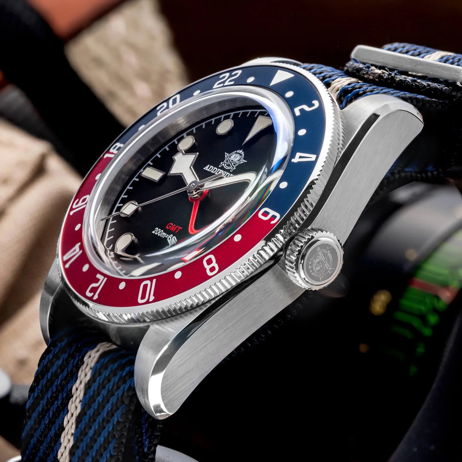 U.S. Warehouse -ADDIESDIVE 39mm BB58 GMT Quartz Watch AD2044 - Image 15