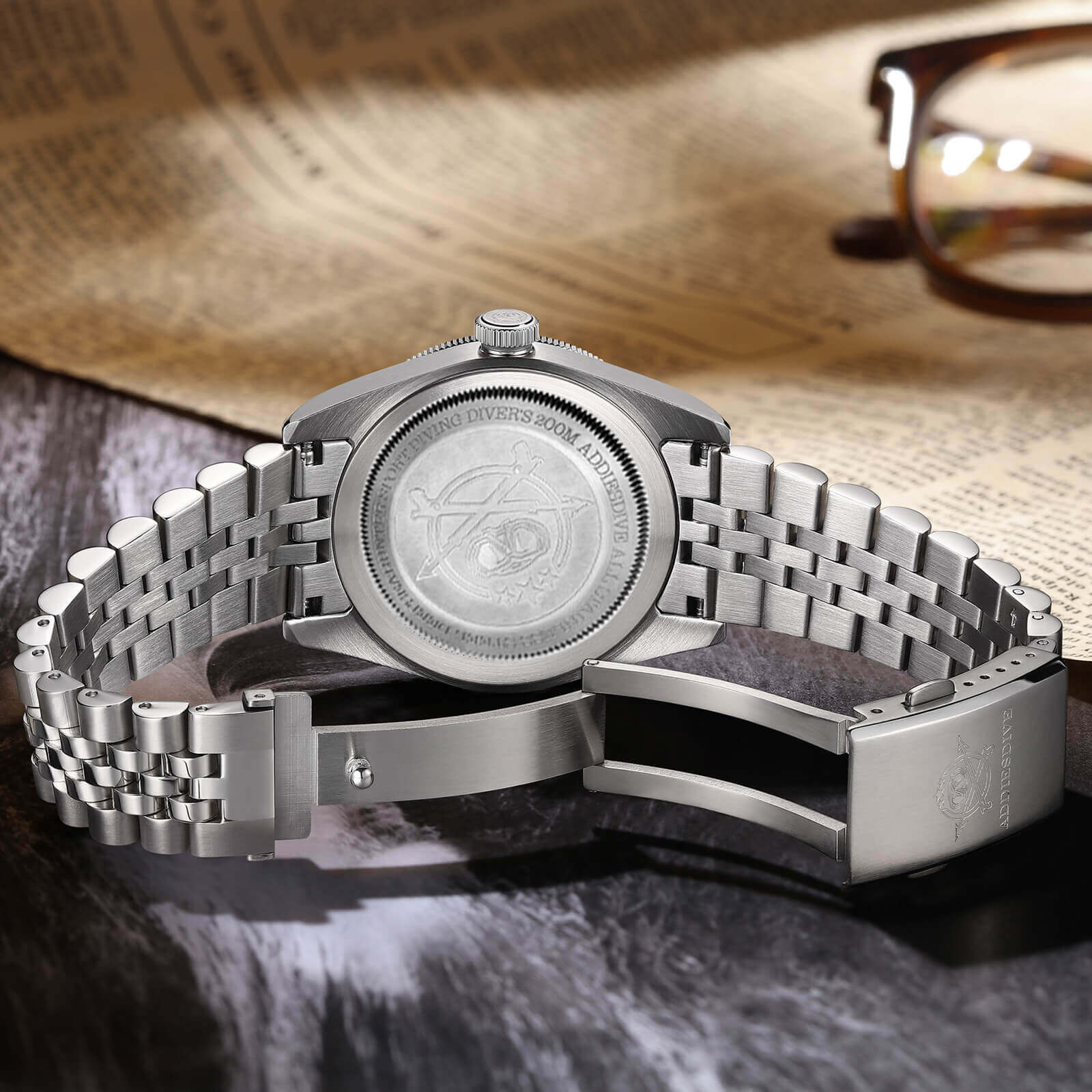U.S. Warehouse -ADDIESDIVE 39mm BB58 GMT Quartz Watch AD2044 - Image 9