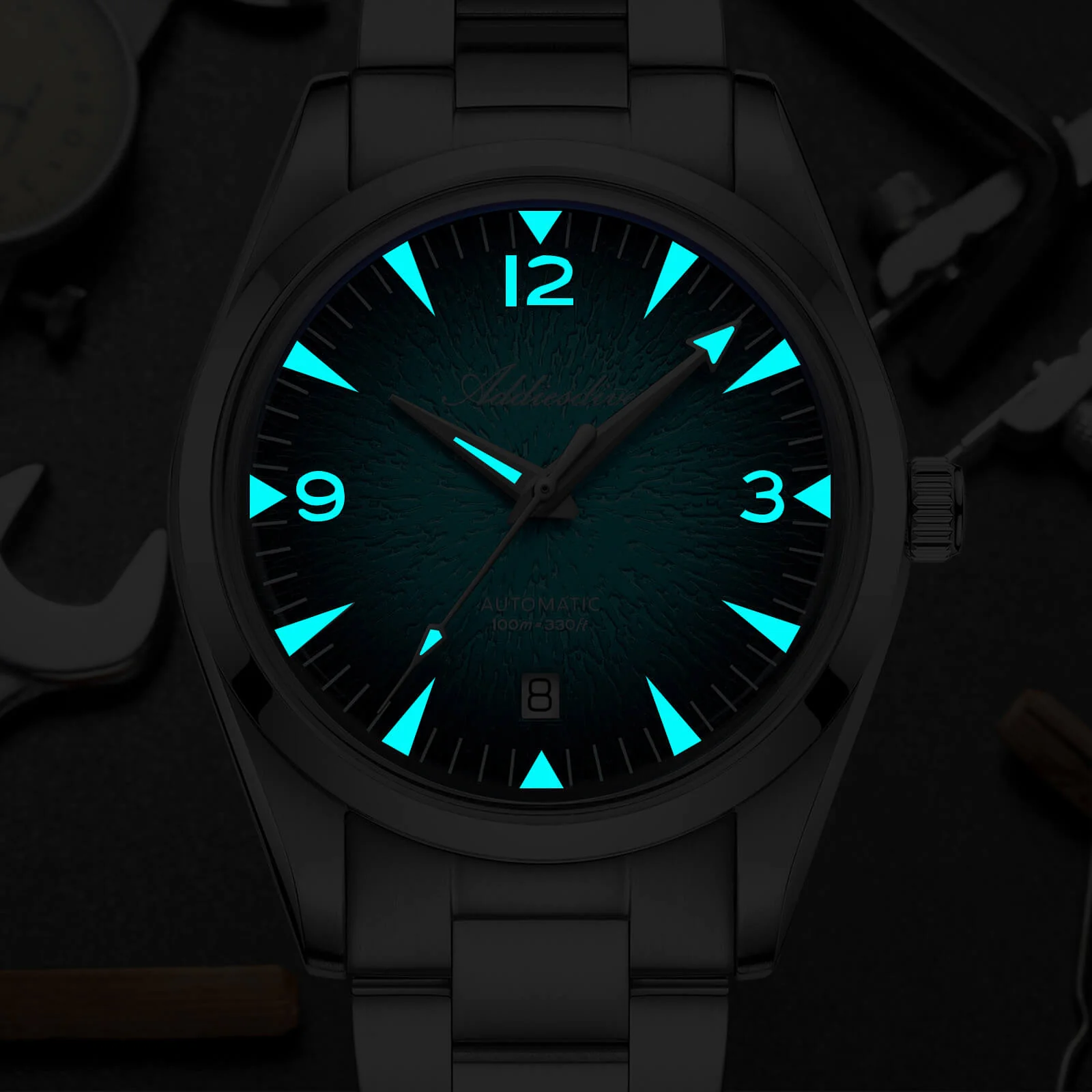 U.S. Warehouse -Addiesdive 39mm Breath of the Ocean Automatic 8215 Men Watch ,AD2508 - Image 11